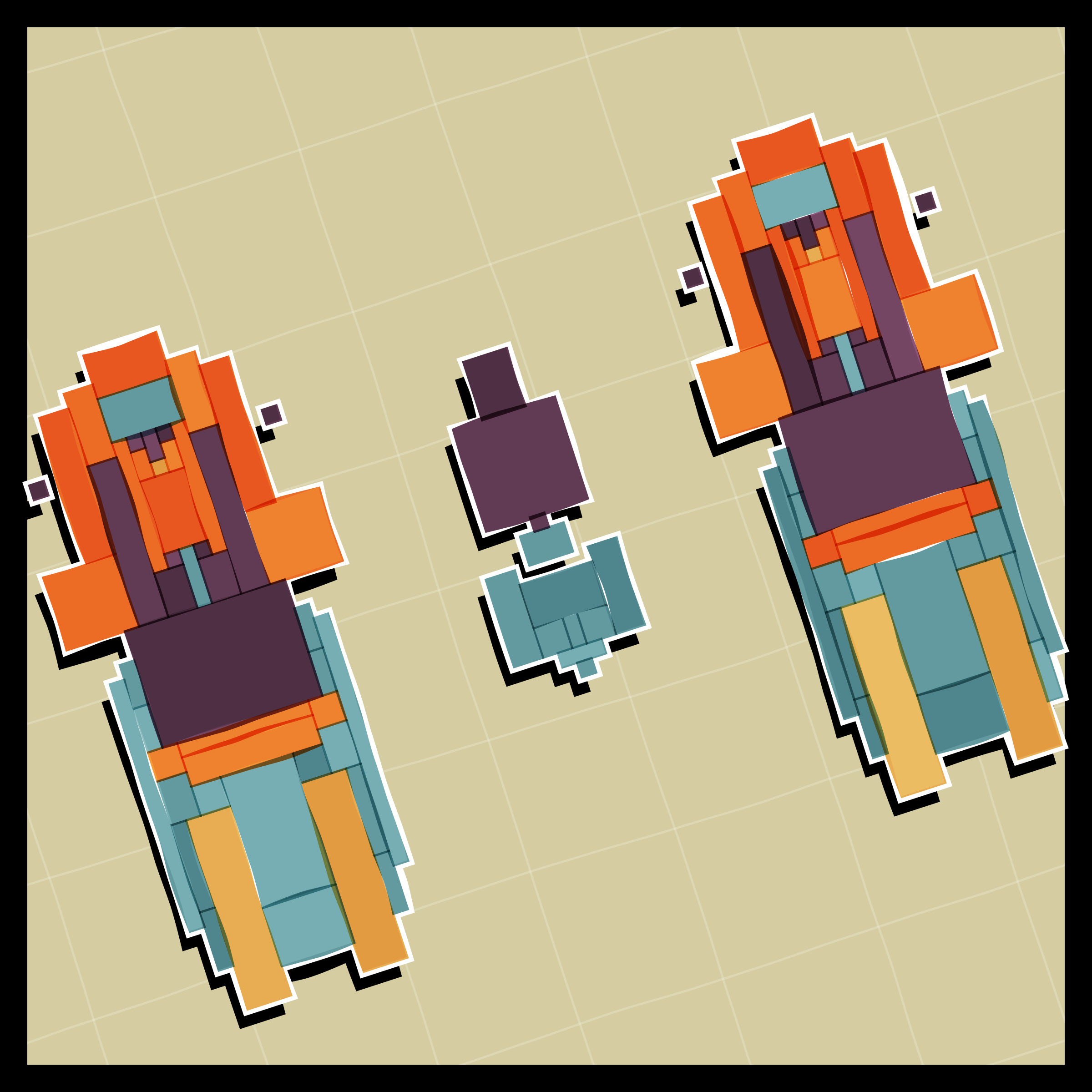 Art Blocks - Art Blocks v2 - Paper Armada #456 - NFT # 37000456