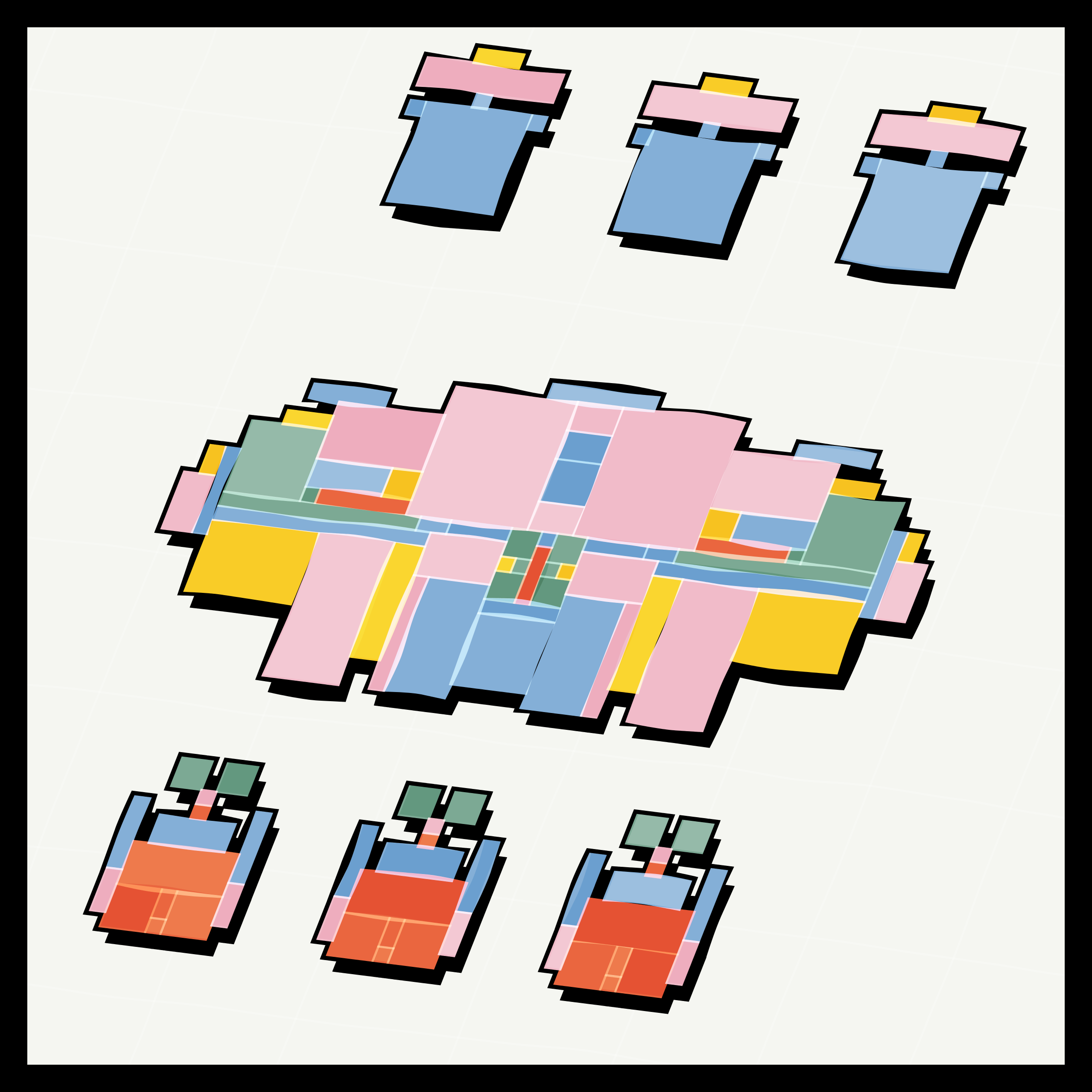 Art Blocks - Art Blocks v2 - Paper Armada #462 - NFT # 37000462