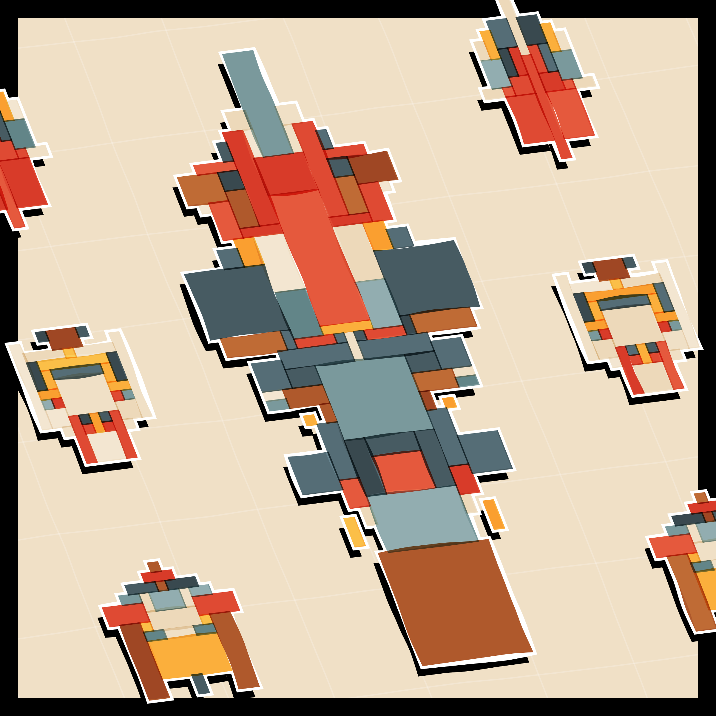 Art Blocks - Art Blocks v2 - Paper Armada #463 - NFT # 37000463