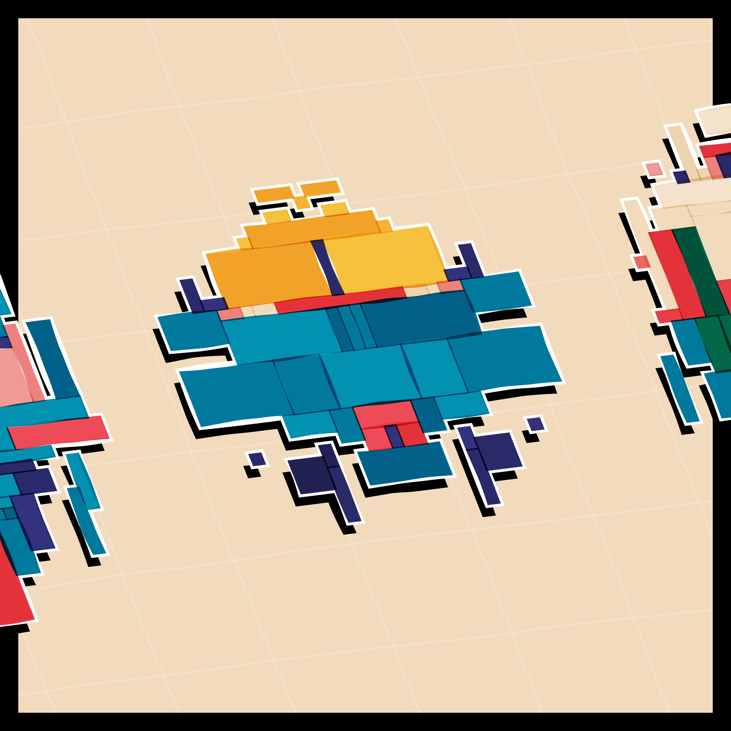 Art Blocks - Art Blocks v2 - Paper Armada #467 - NFT # 37000467