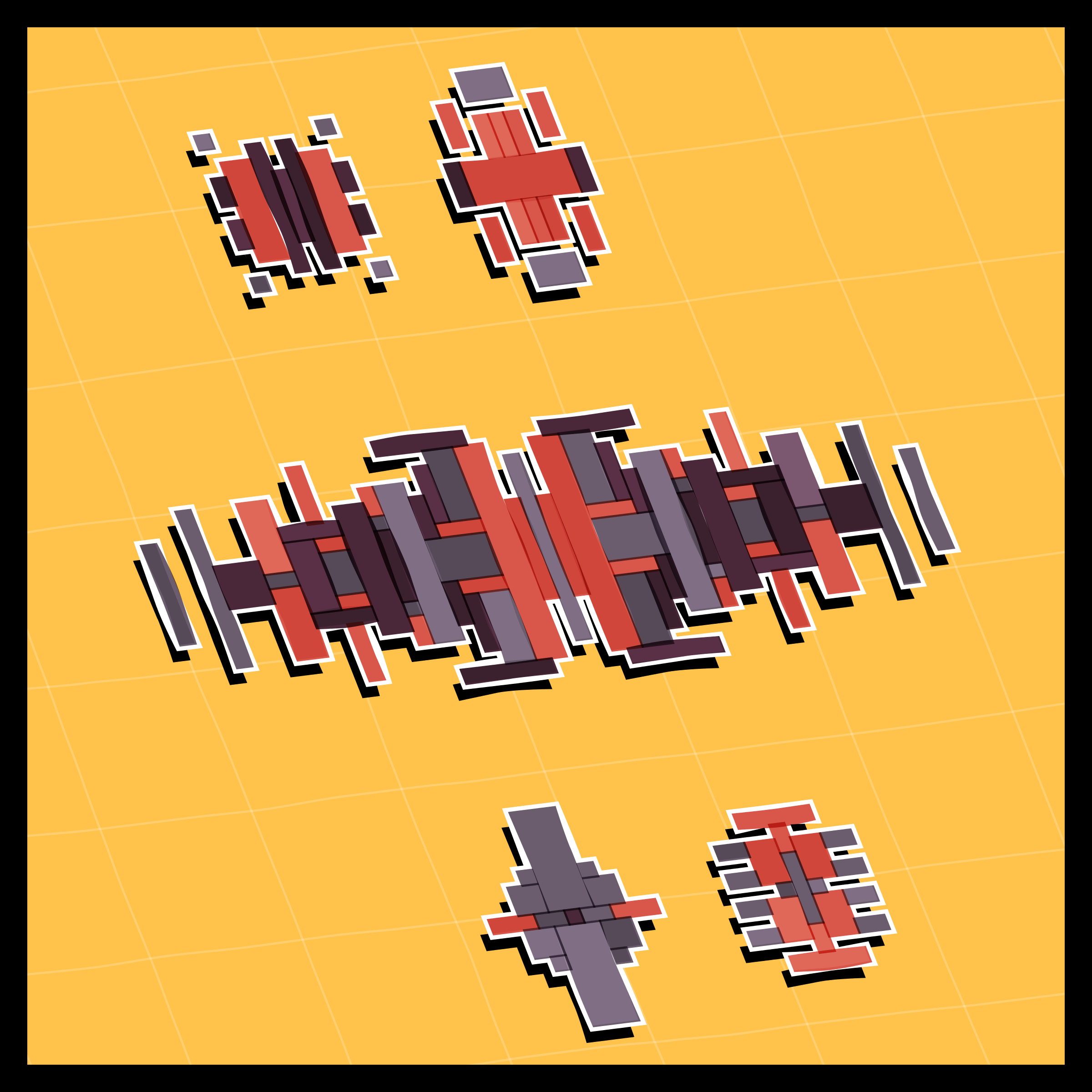 Art Blocks - Art Blocks v2 - Paper Armada #478 - NFT # 37000478