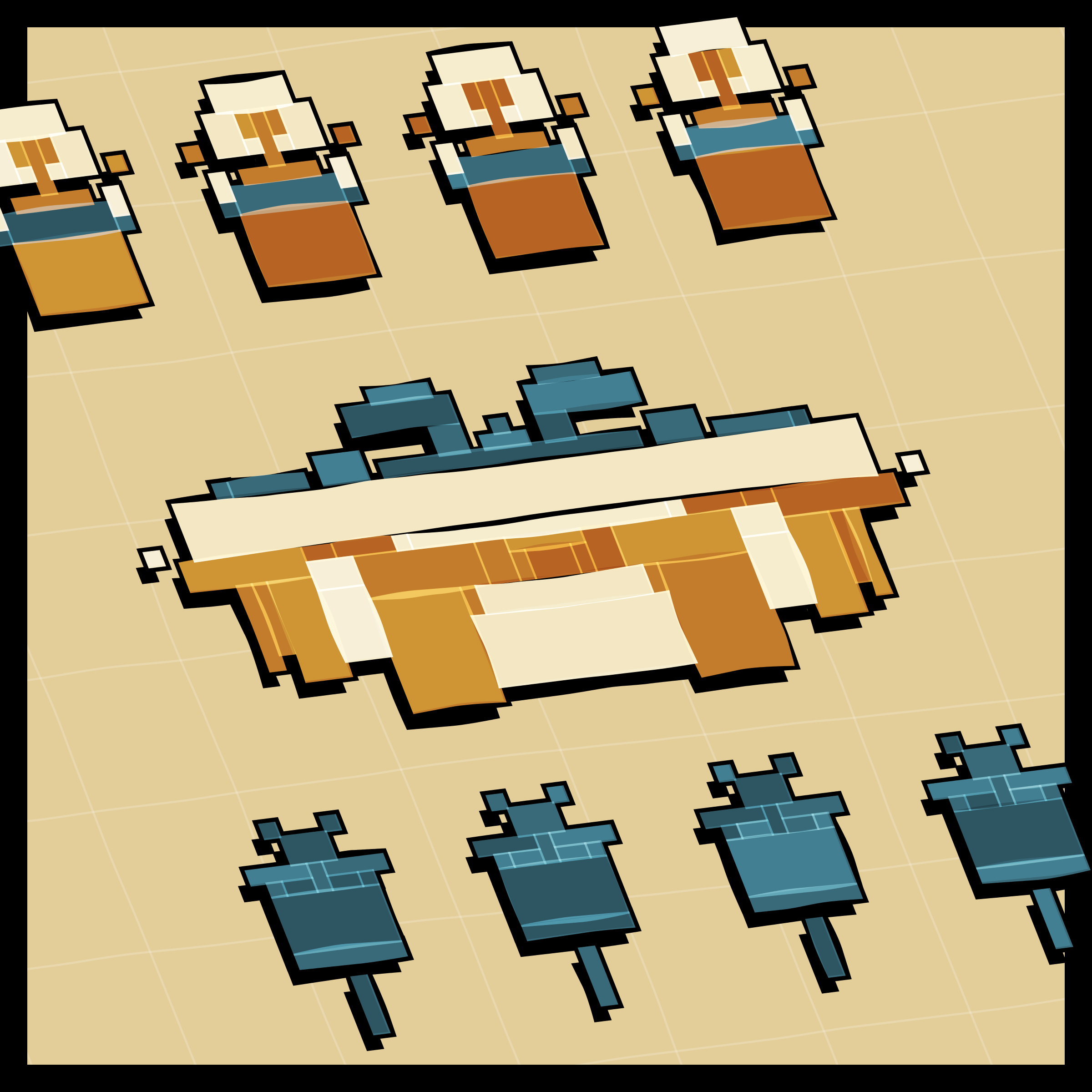 Art Blocks - Art Blocks v2 - Paper Armada #481 - NFT # 37000481