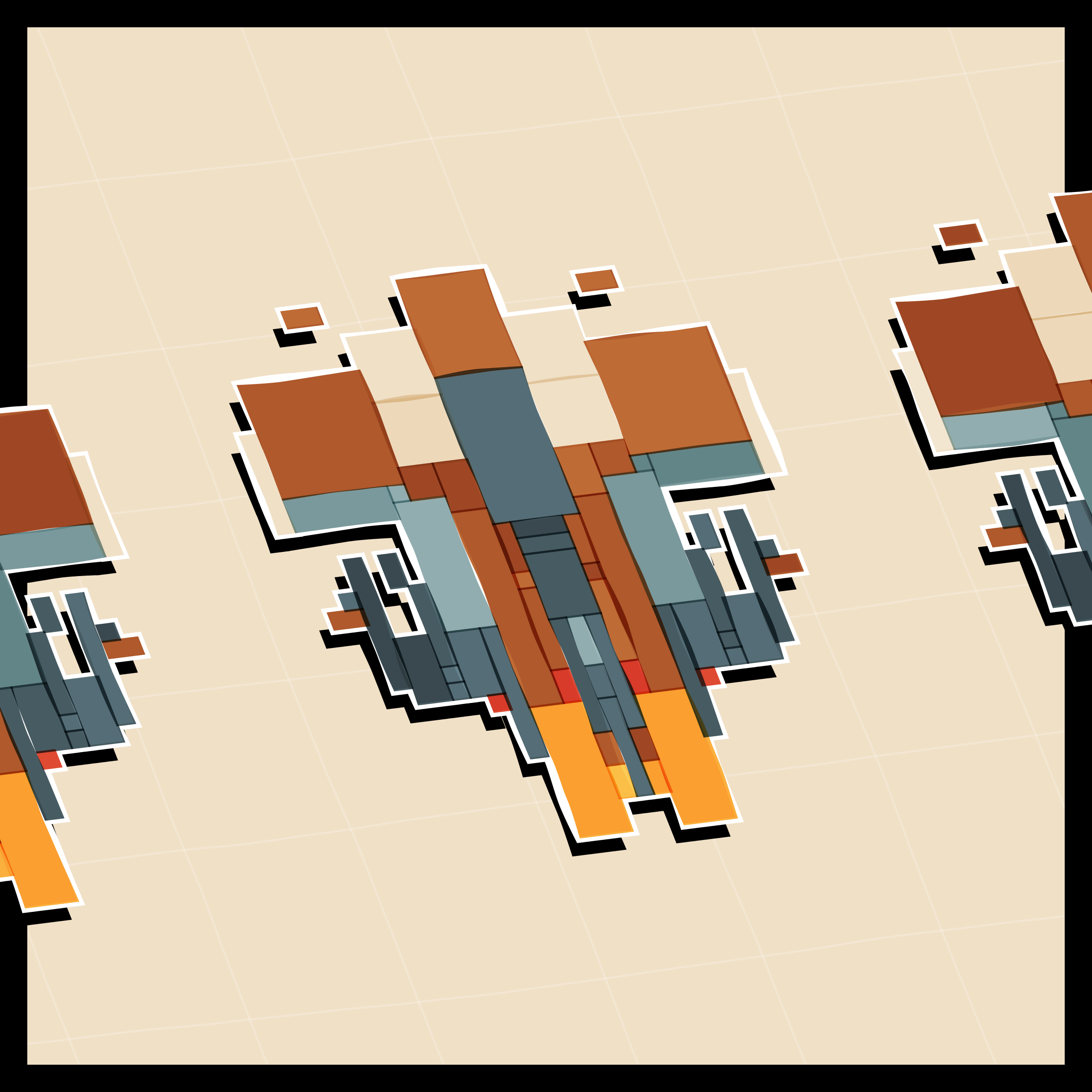 Art Blocks - Art Blocks v2 - Paper Armada #485 - NFT # 37000485