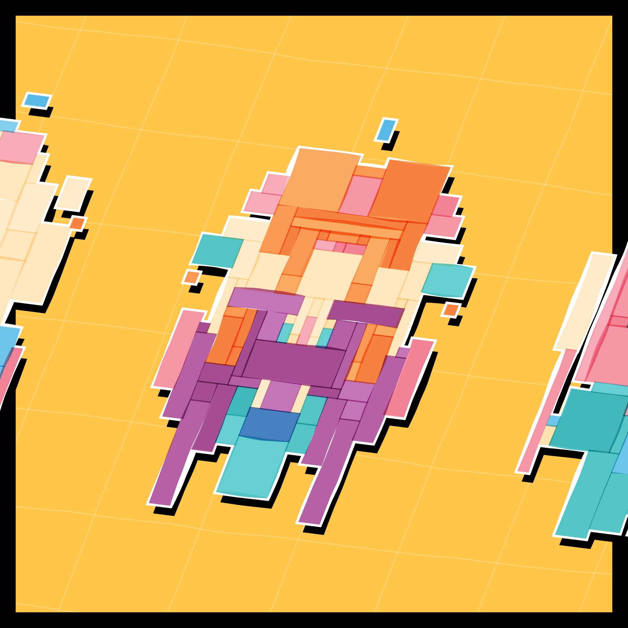 Art Blocks - Art Blocks v2 - Paper Armada #486 - NFT # 37000486