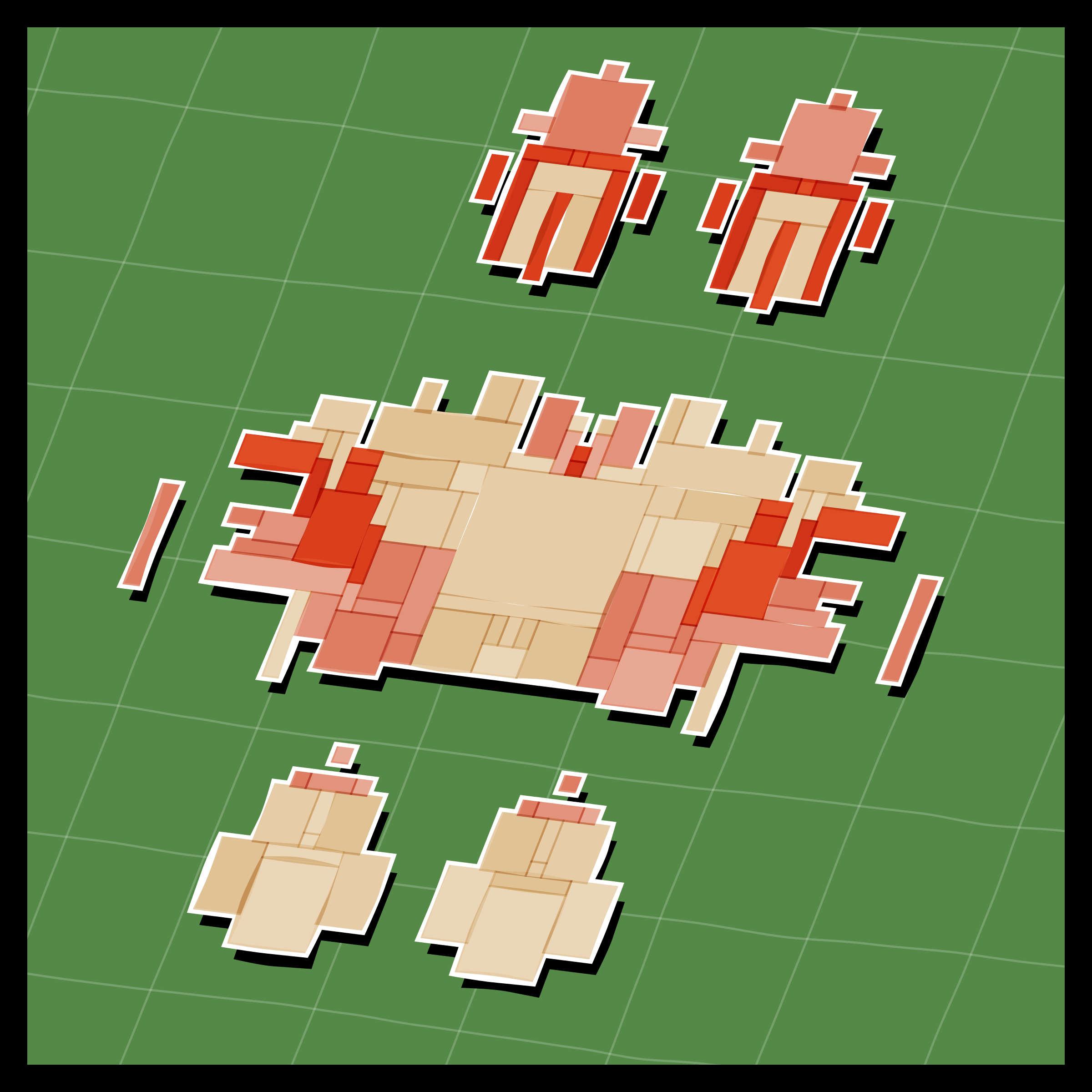 Art Blocks - Art Blocks v2 - Paper Armada #487 - NFT # 37000487