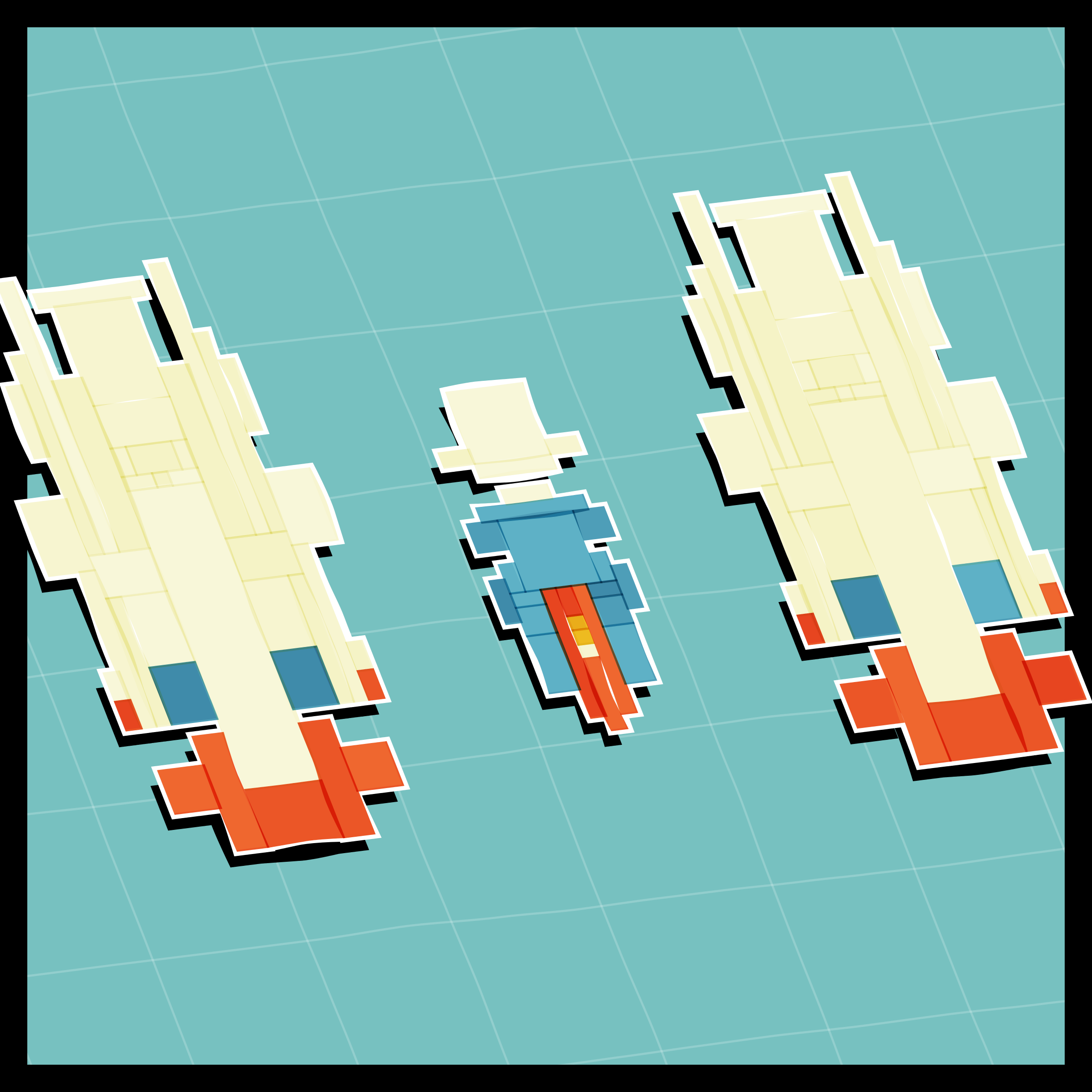 Art Blocks - Art Blocks v2 - Paper Armada #491 - NFT # 37000491