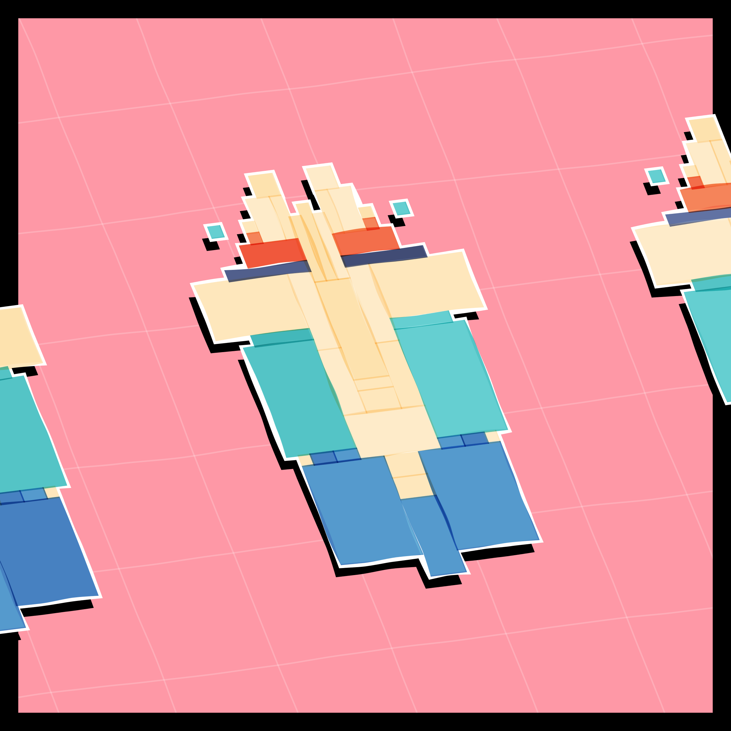 Art Blocks - Art Blocks v2 - Paper Armada #517 - NFT # 37000517