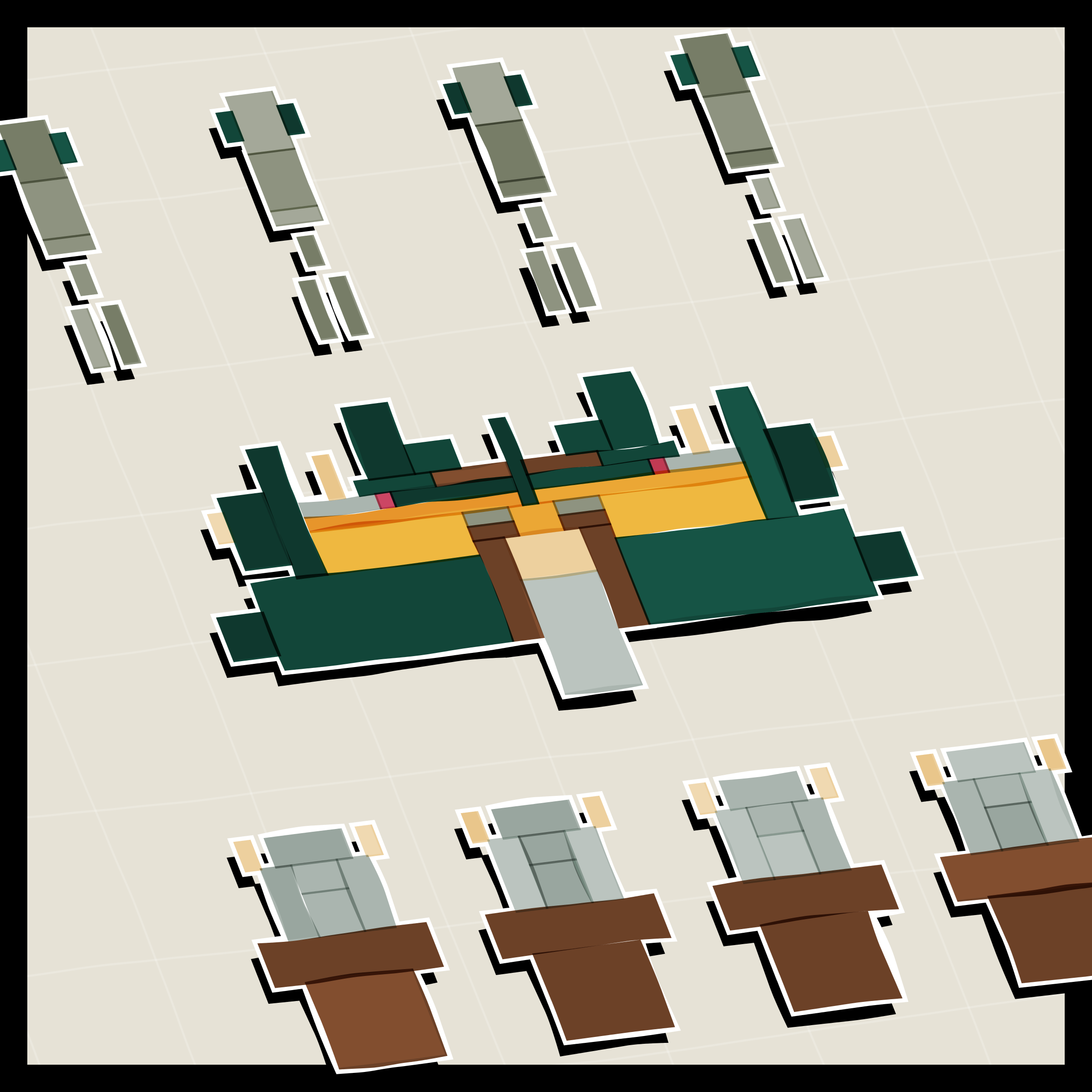 Art Blocks - Art Blocks v2 - Paper Armada #521 - NFT # 37000521