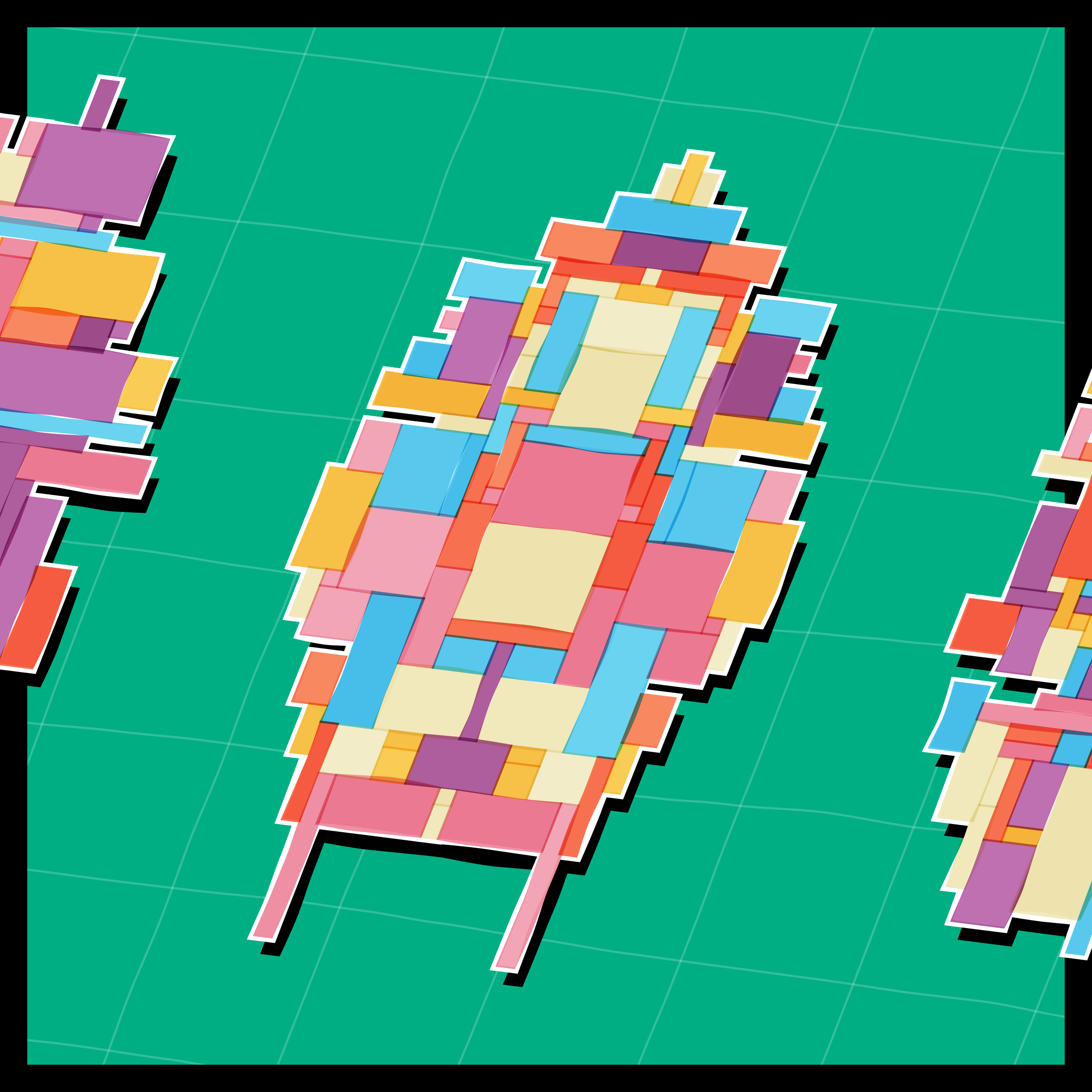 Art Blocks - Art Blocks v2 - Paper Armada #530 - NFT # 37000530