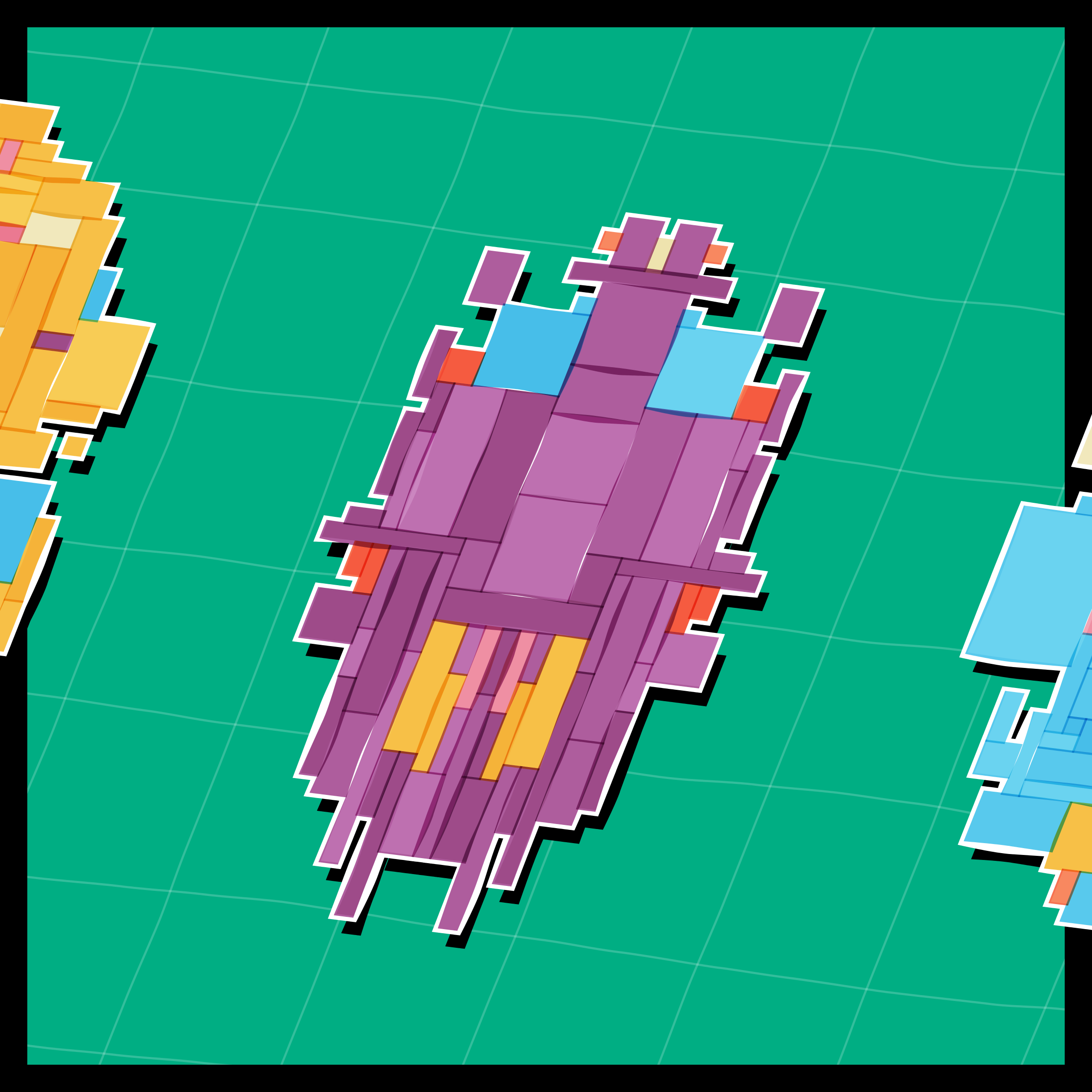 Art Blocks - Art Blocks v2 - Paper Armada #531 - NFT # 37000531