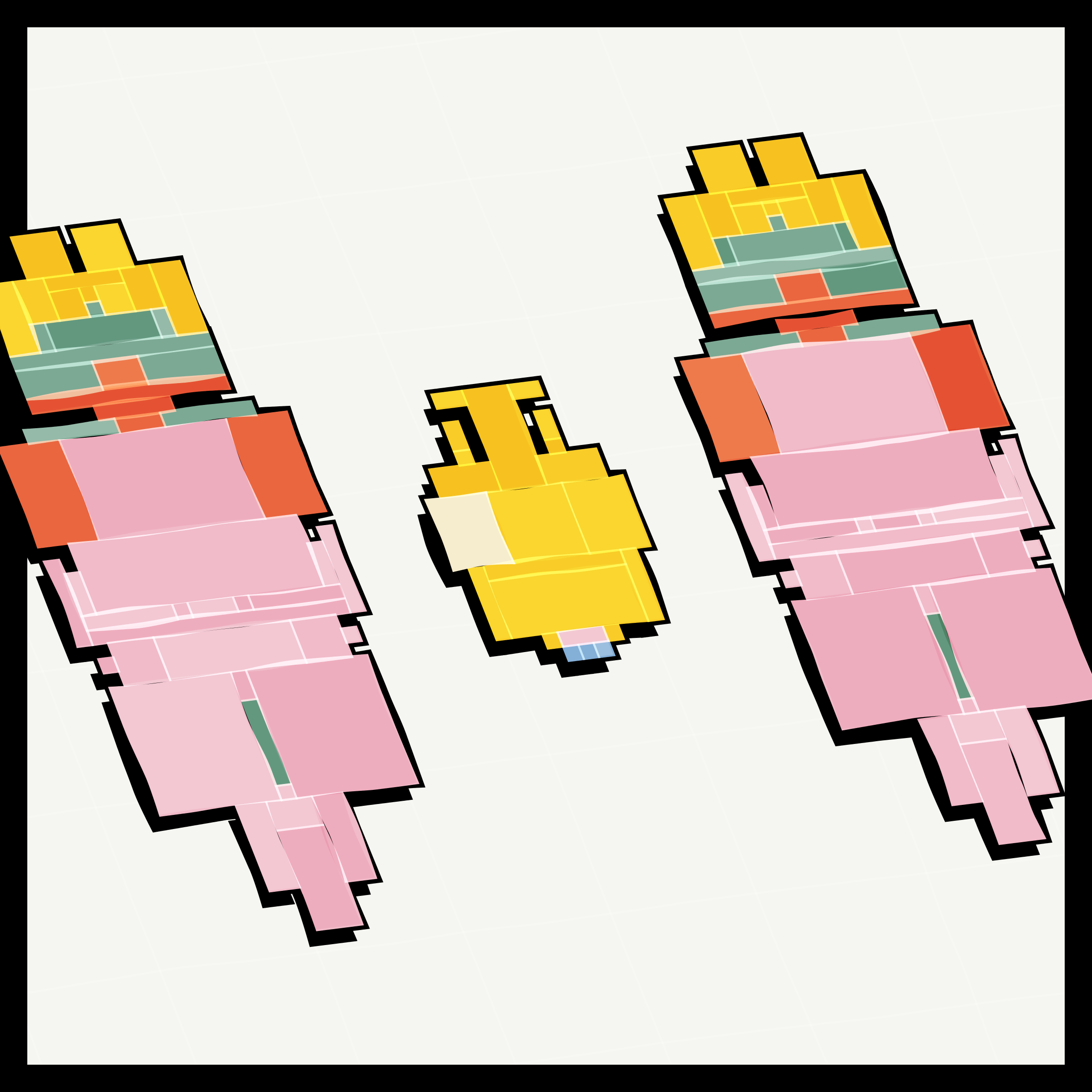 Art Blocks - Art Blocks v2 - Paper Armada #532 - NFT # 37000532