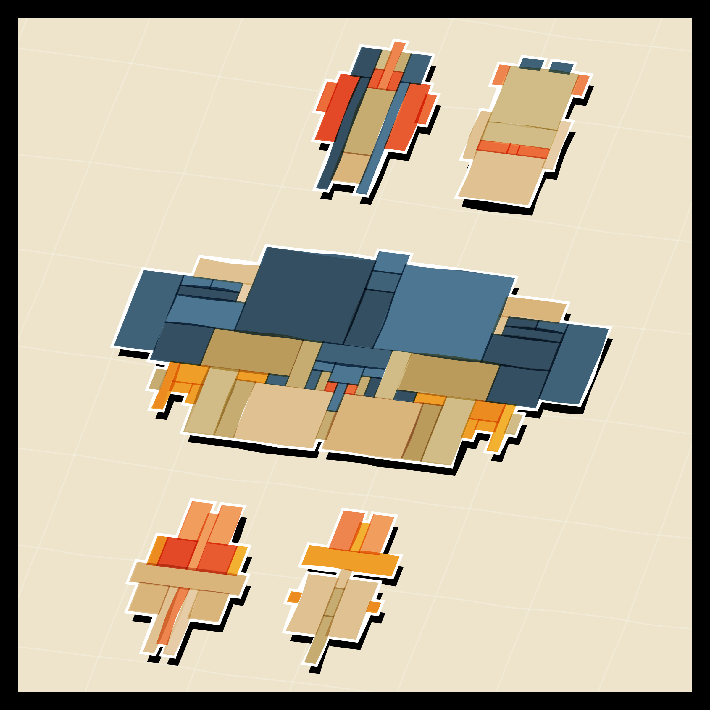 Art Blocks - Art Blocks v2 - Paper Armada #547 - NFT # 37000547