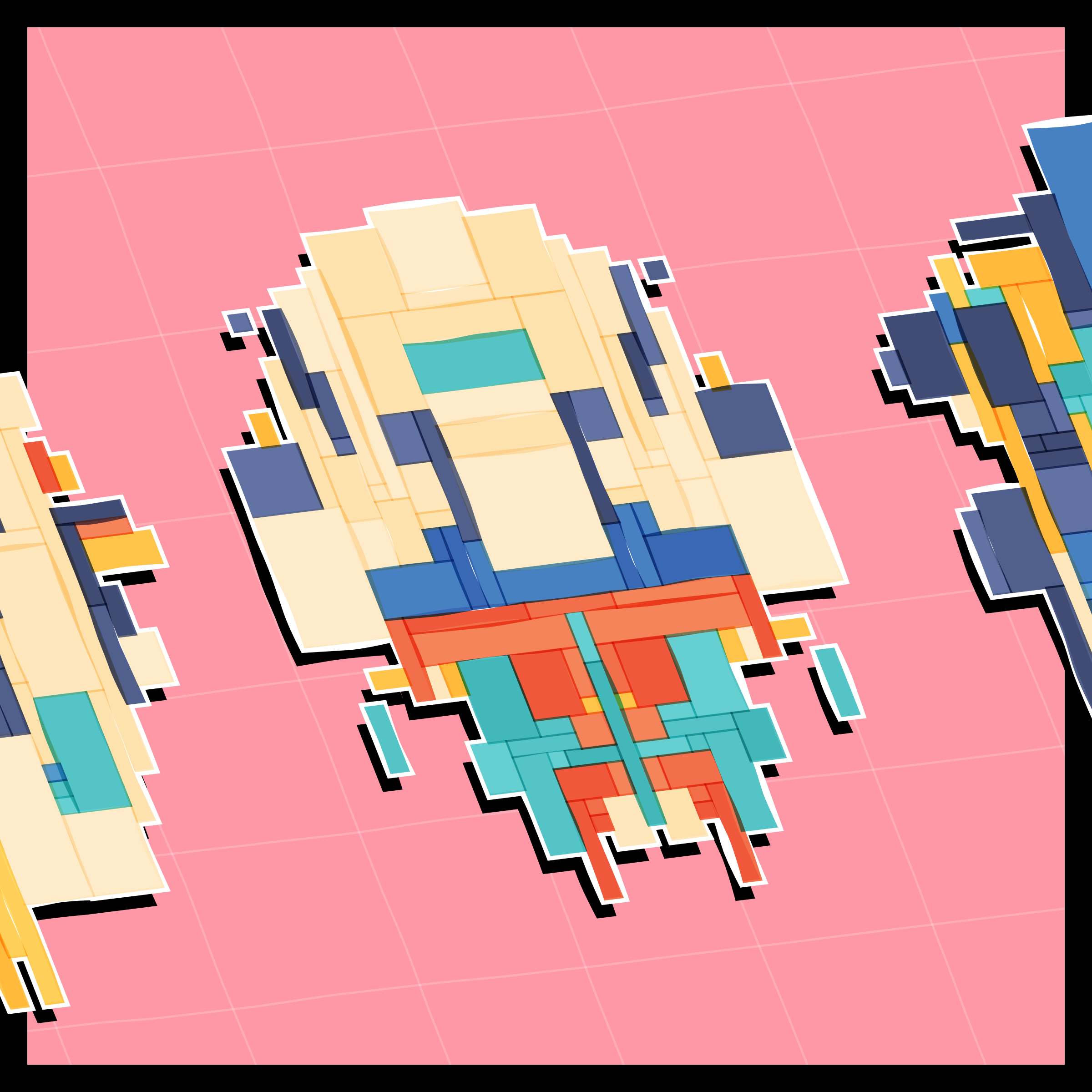 Art Blocks - Art Blocks v2 - Paper Armada #549 - NFT # 37000549