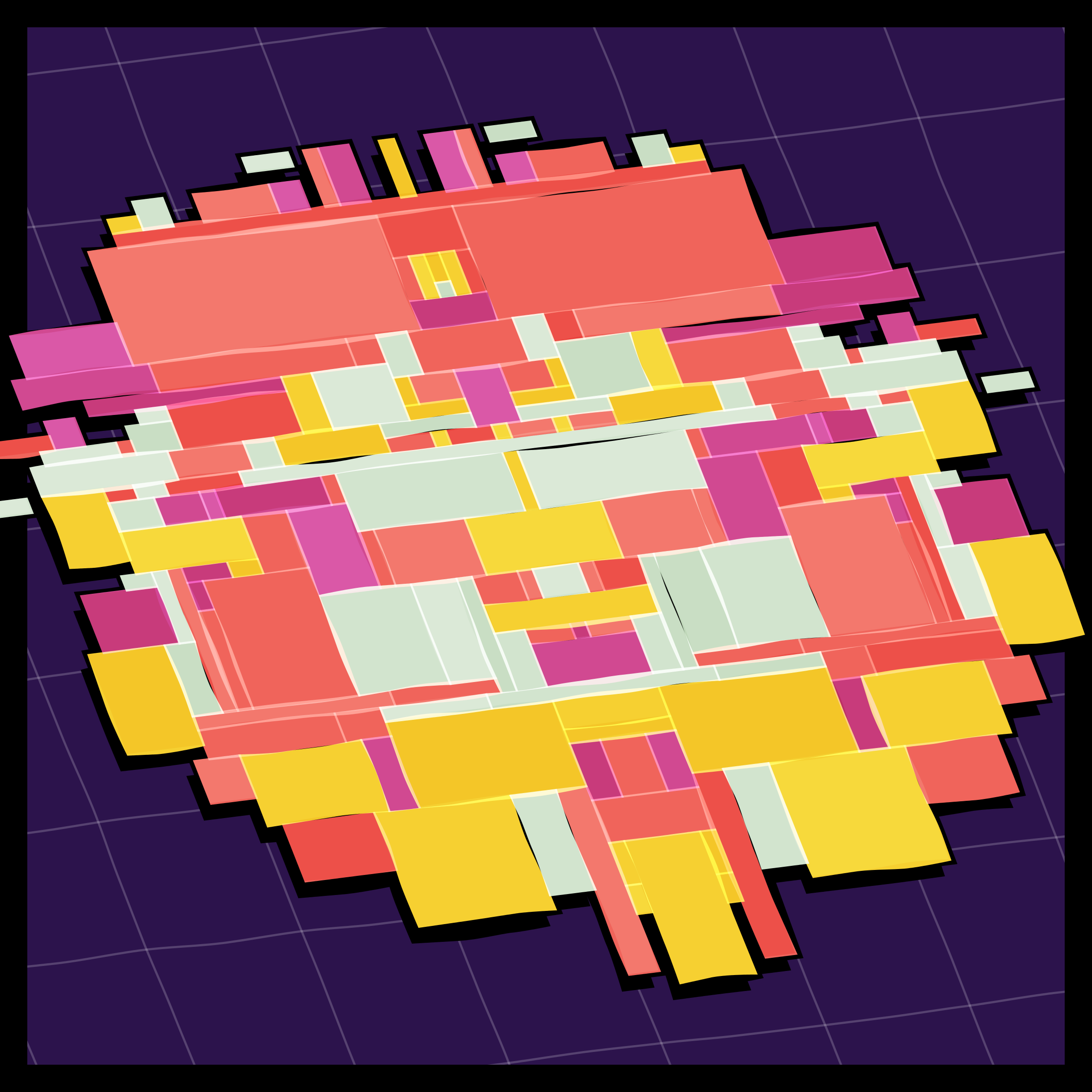 Art Blocks - Art Blocks v2 - Paper Armada #553 - NFT # 37000553