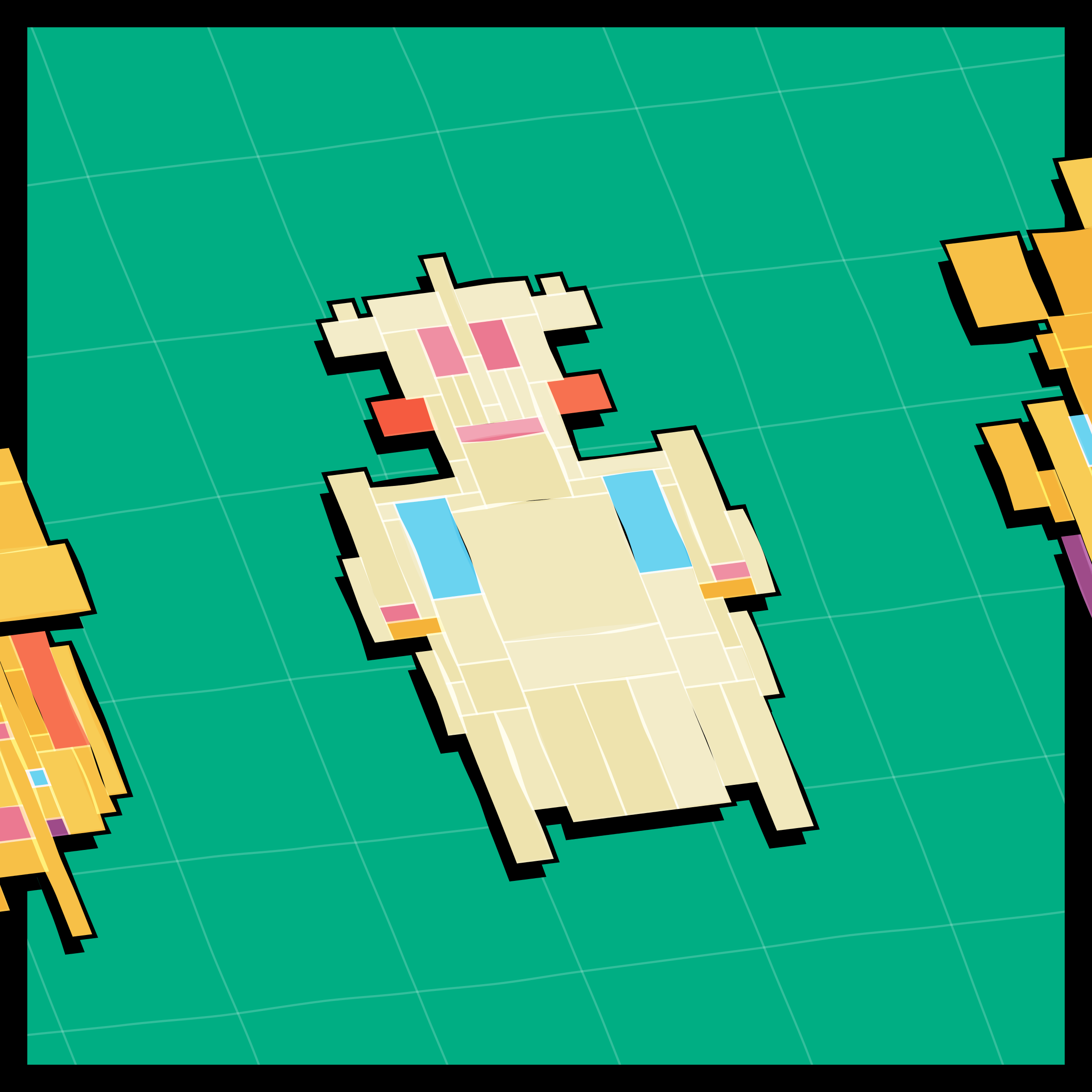 Art Blocks - Art Blocks v2 - Paper Armada #573 - NFT # 37000573