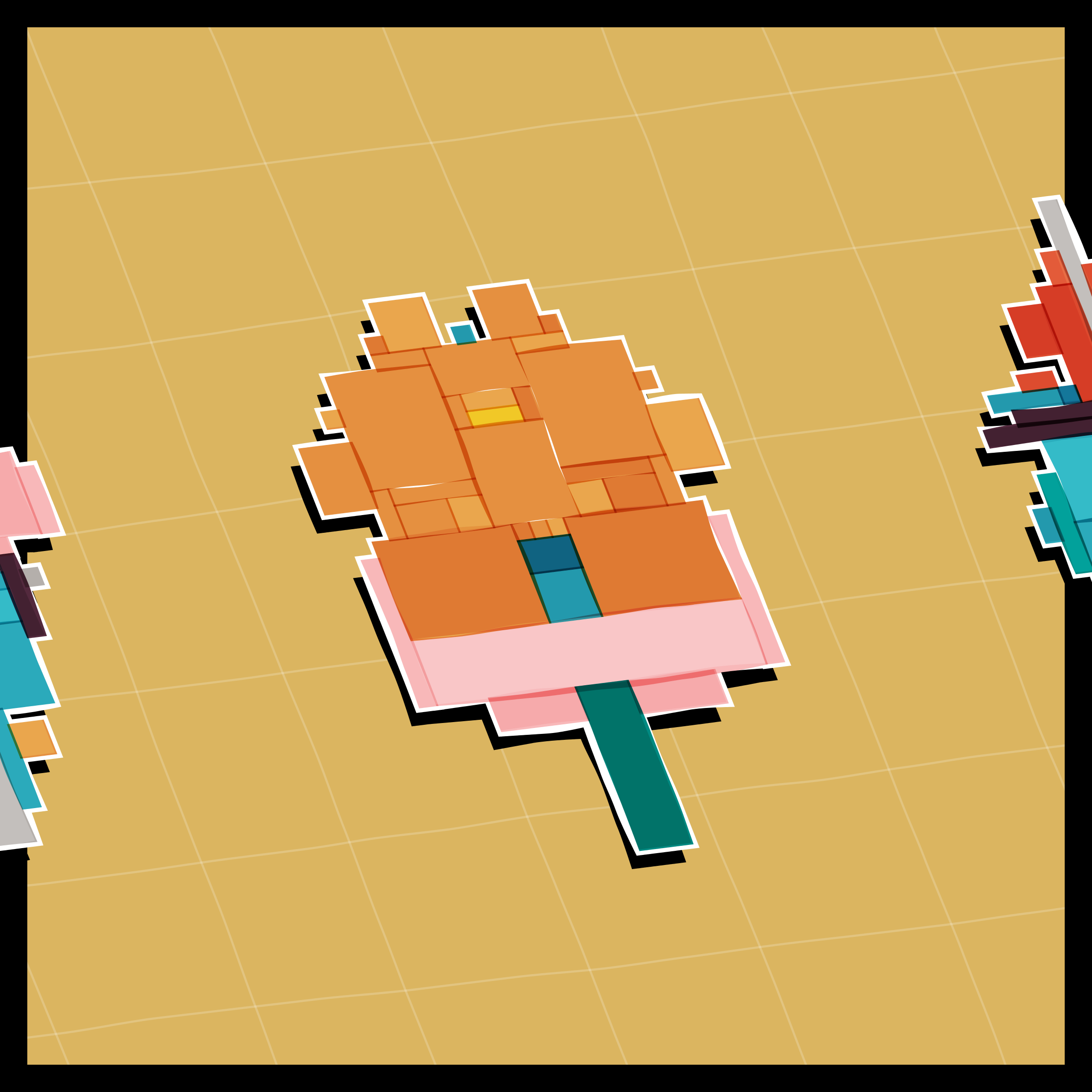 Art Blocks - Art Blocks v2 - Paper Armada #574 - NFT # 37000574