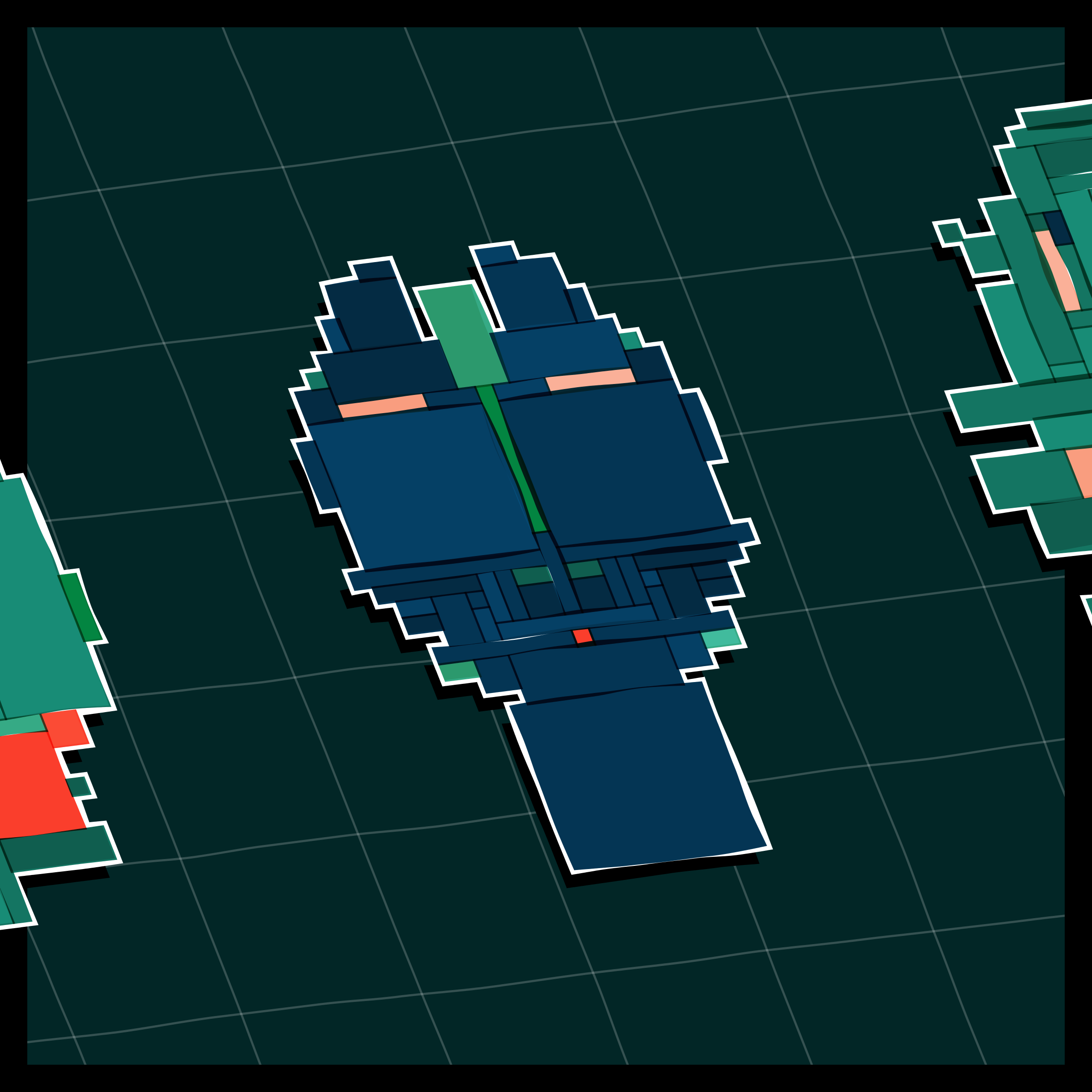 Art Blocks - Art Blocks v2 - Paper Armada #584 - NFT # 37000584