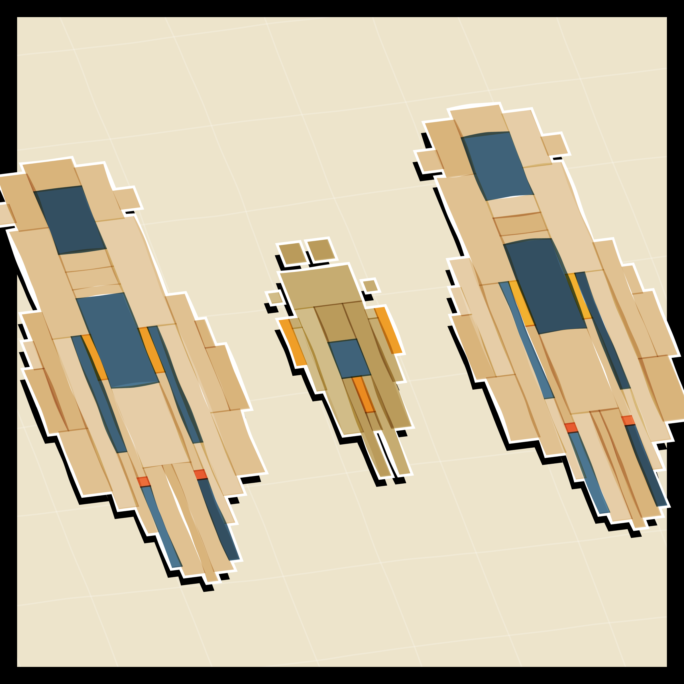 Art Blocks - Art Blocks v2 - Paper Armada #585 - NFT # 37000585