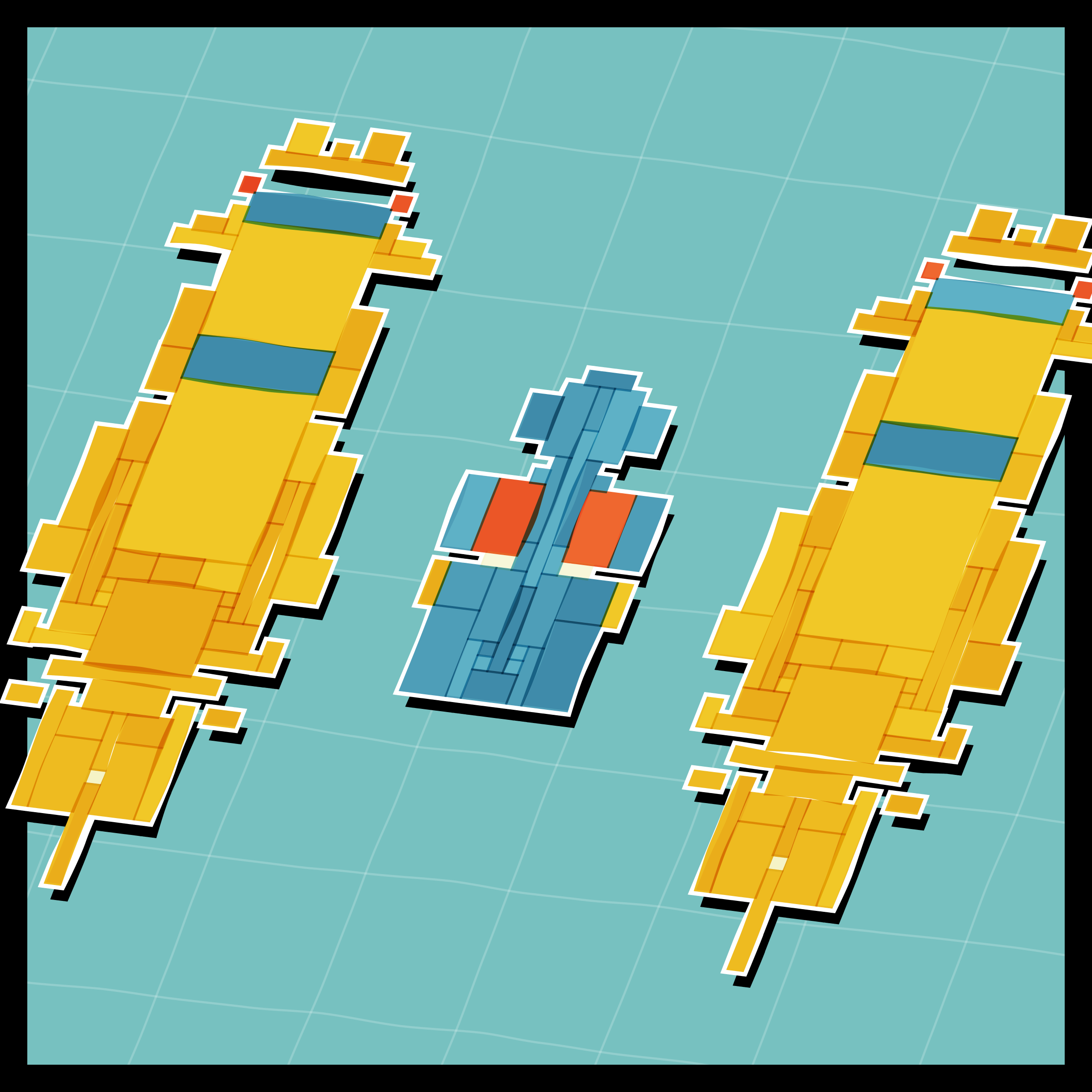 Art Blocks - Art Blocks v2 - Paper Armada #589 - NFT # 37000589