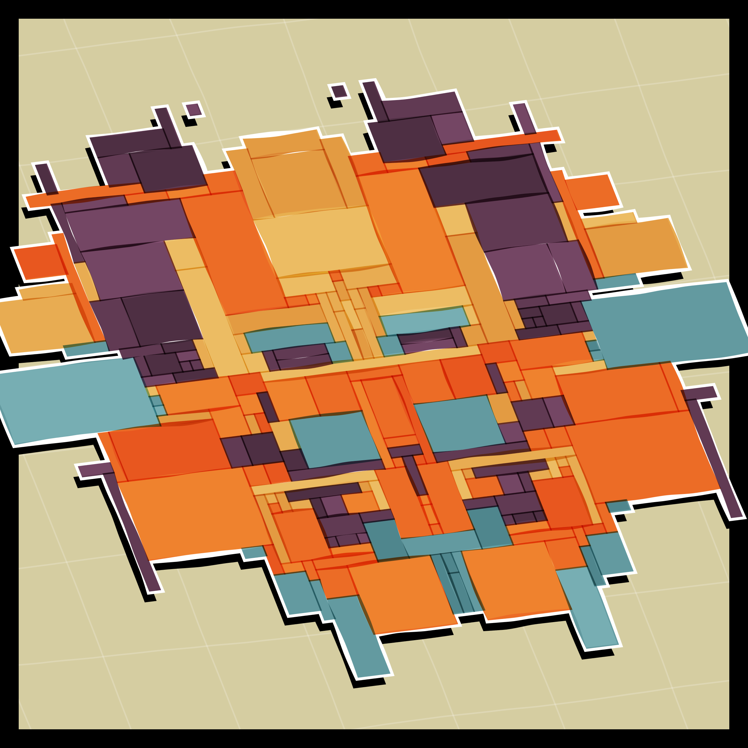 Art Blocks - Art Blocks v2 - Paper Armada #593 - NFT # 37000593