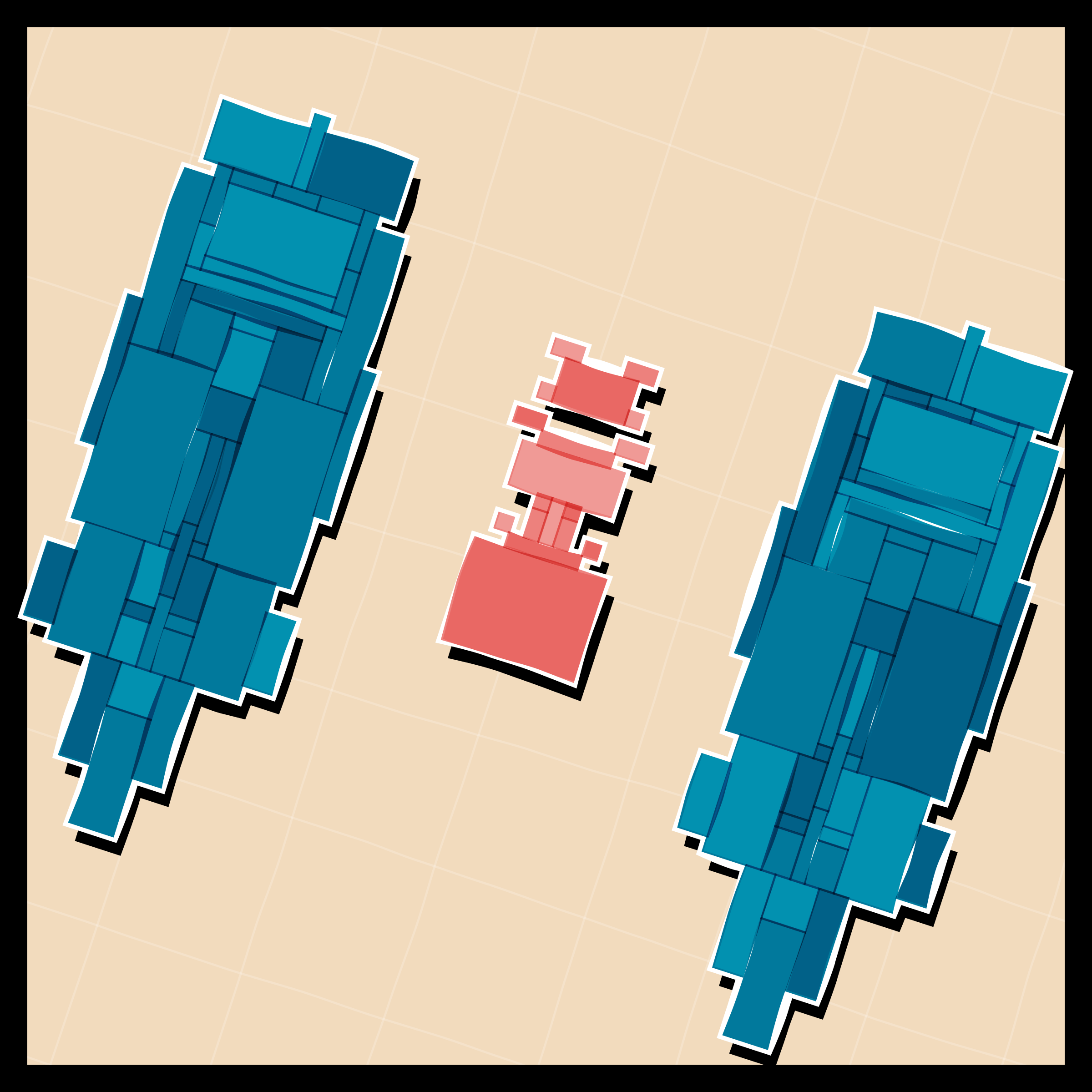 Art Blocks - Art Blocks v2 - Paper Armada #596 - NFT # 37000596