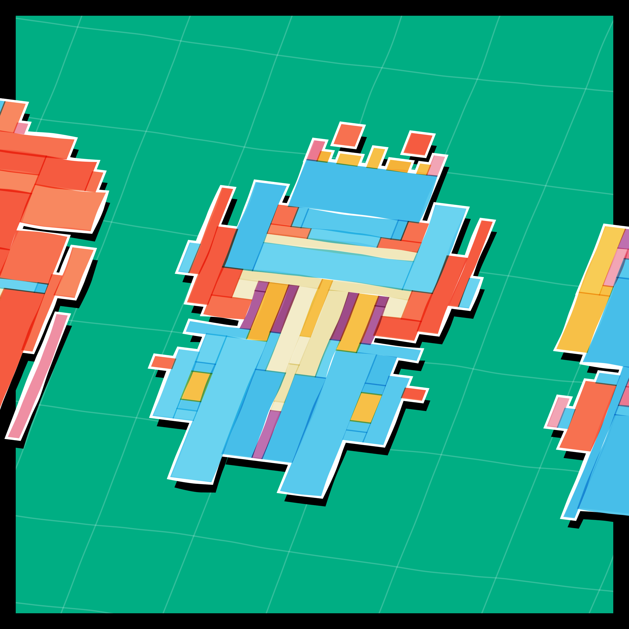 Art Blocks - Art Blocks v2 - Paper Armada #613 - NFT # 37000613