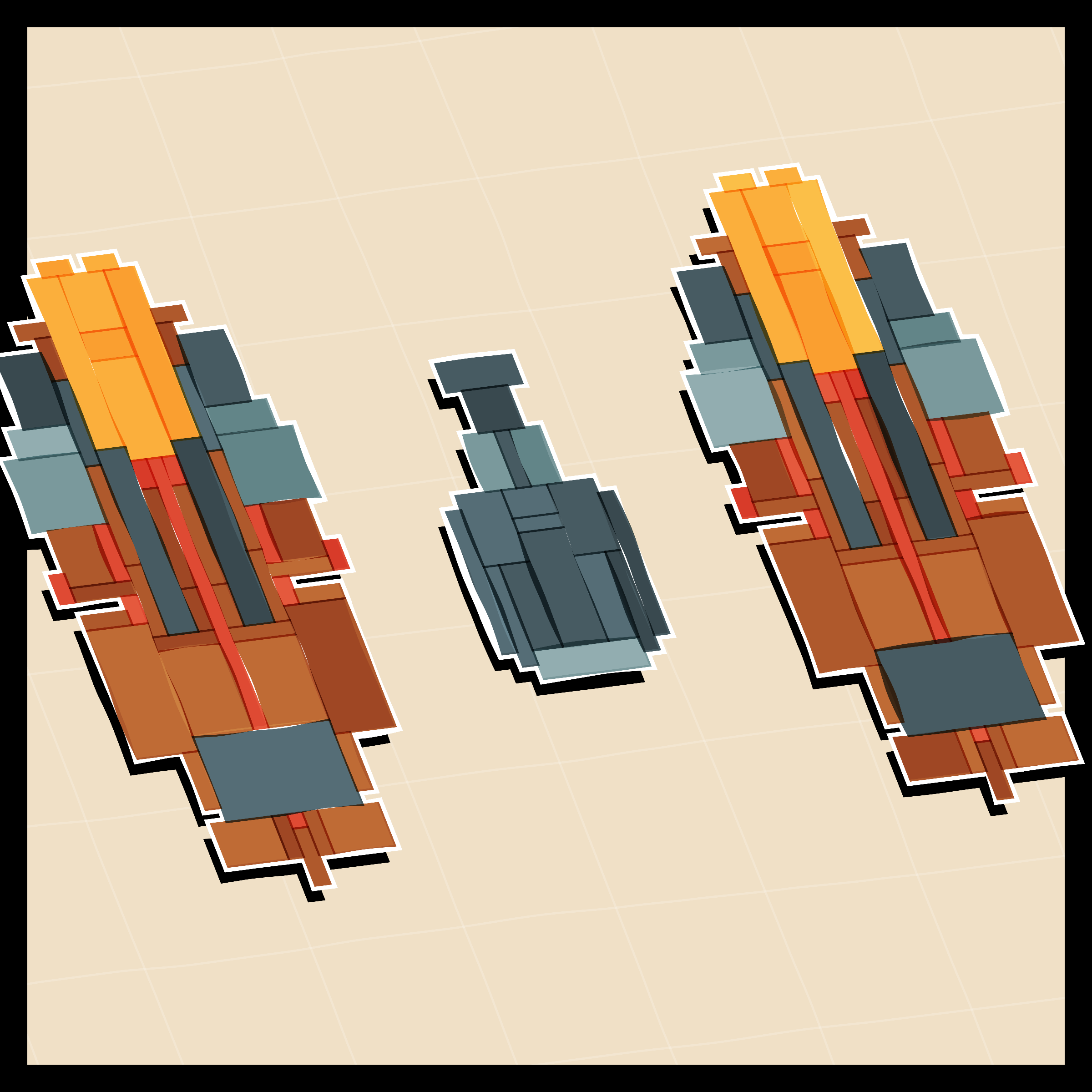 Art Blocks - Art Blocks v2 - Paper Armada #614 - NFT # 37000614