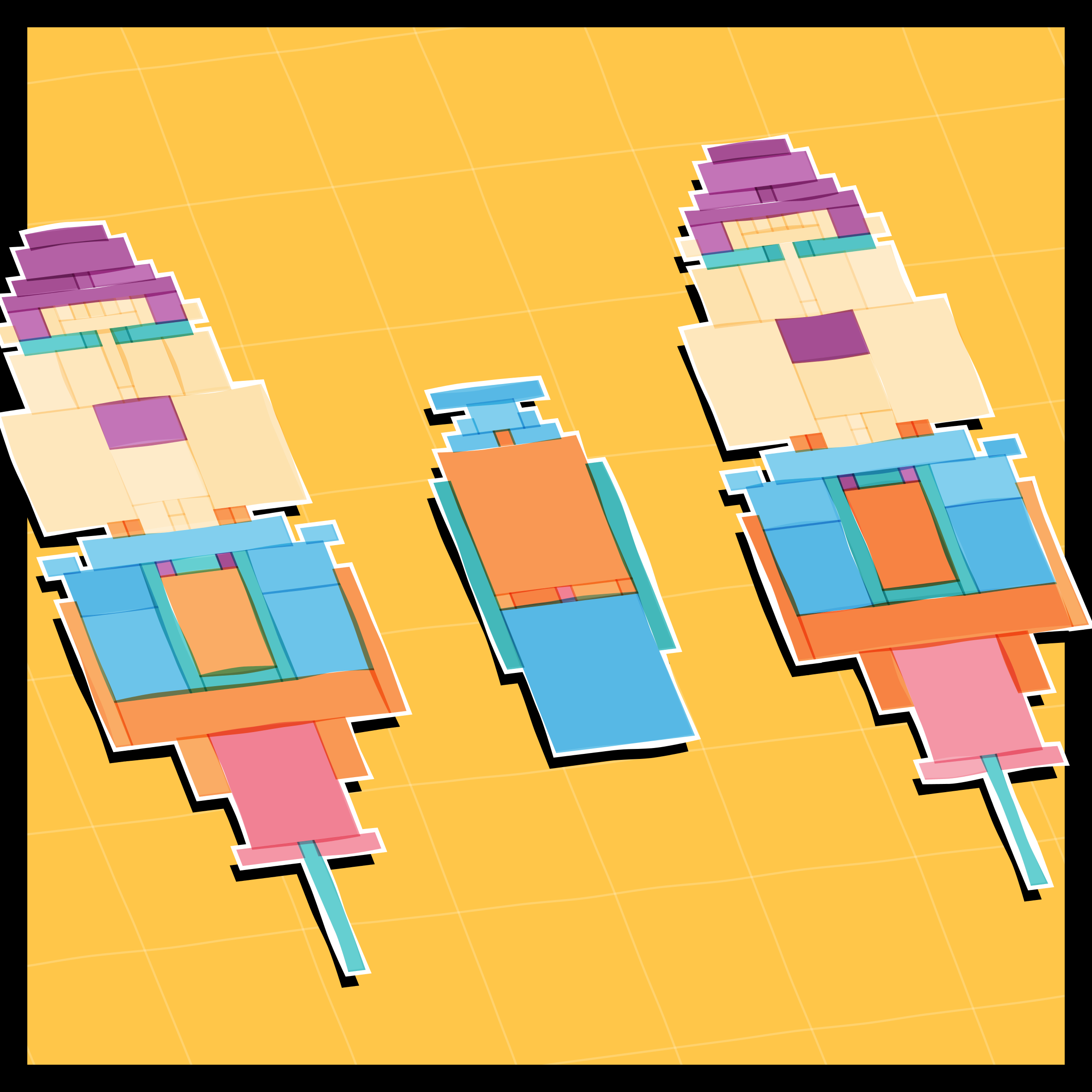 Art Blocks - Art Blocks v2 - Paper Armada #629 - NFT # 37000629