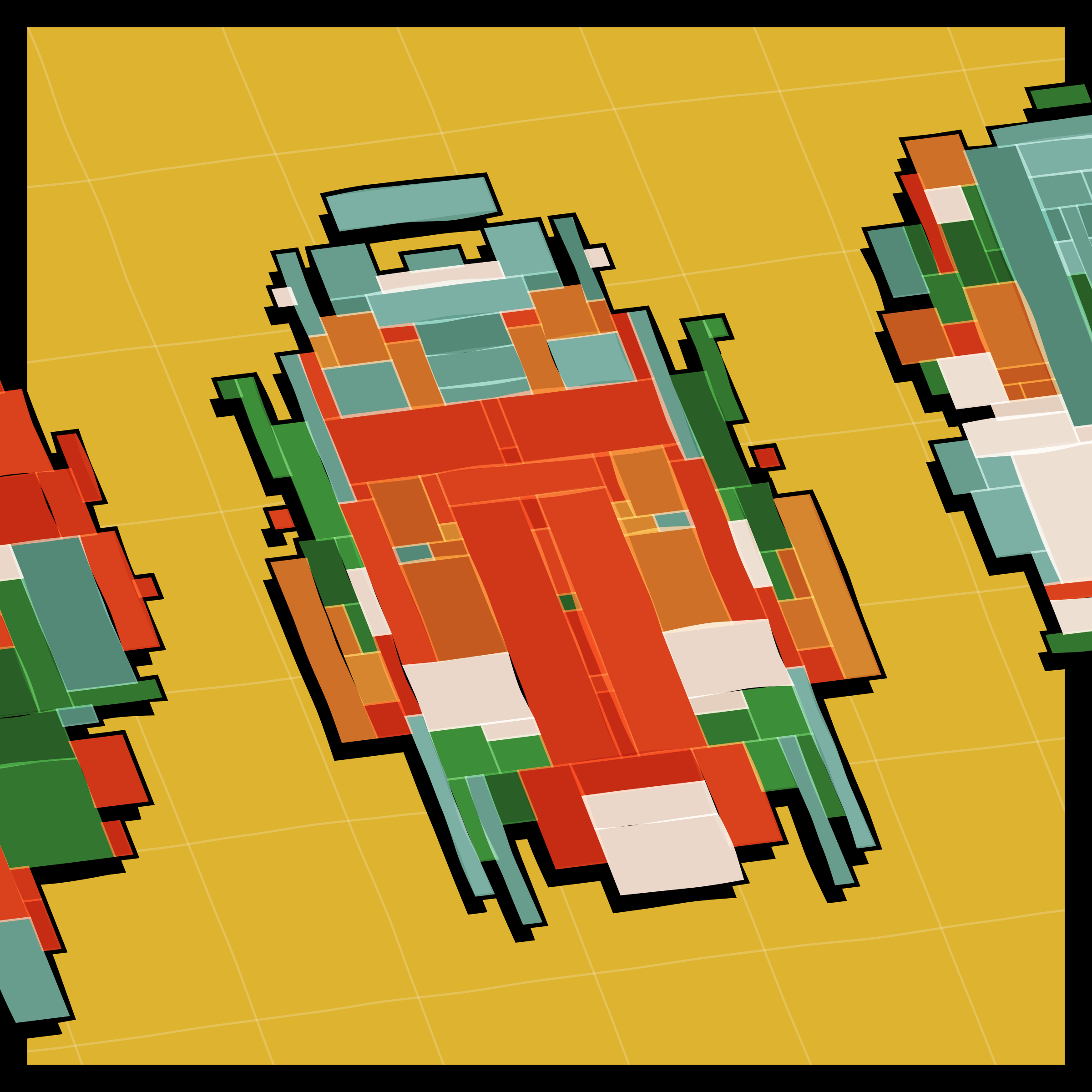 Art Blocks - Art Blocks v2 - Paper Armada #630 - NFT # 37000630