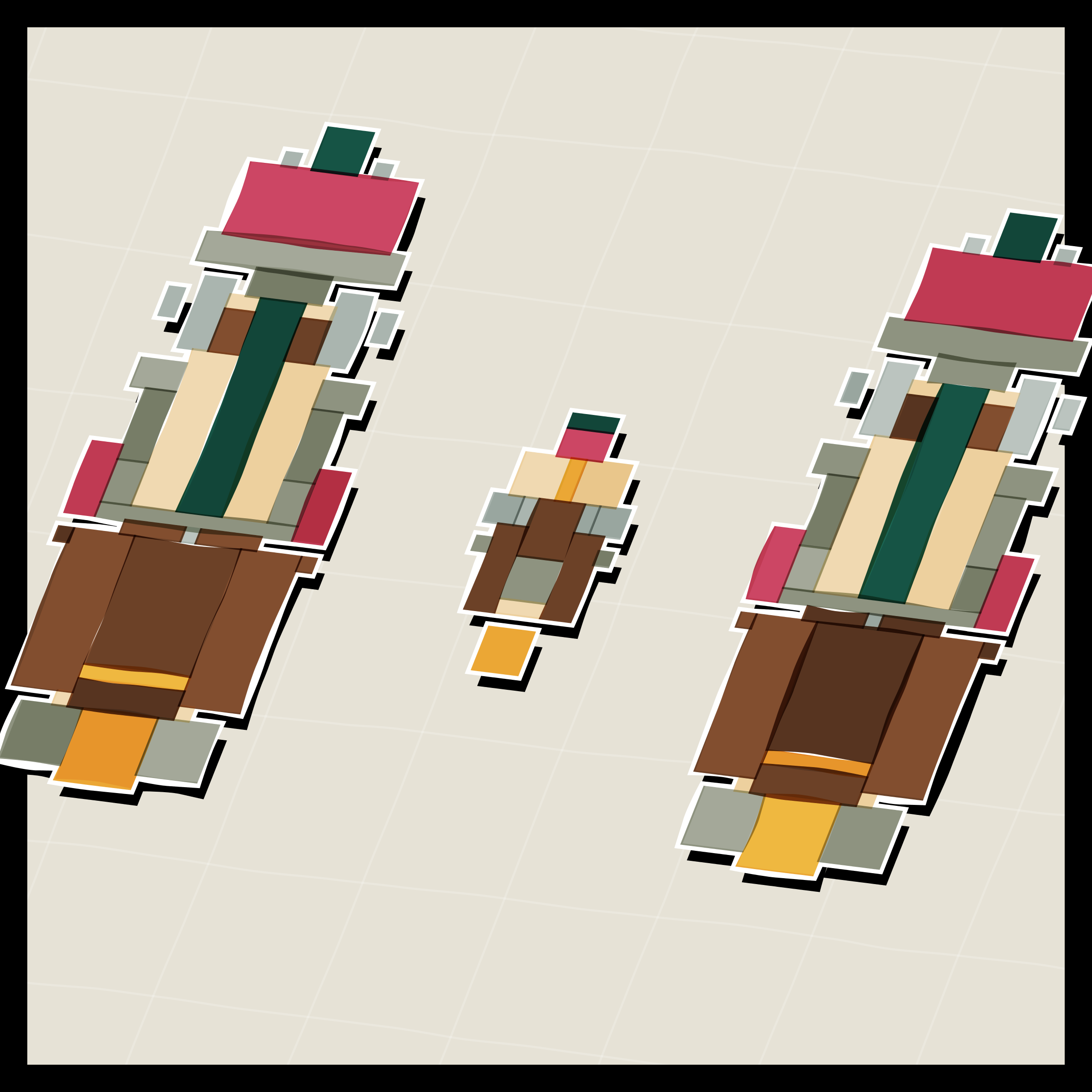 Art Blocks - Art Blocks v2 - Paper Armada #637 - NFT # 37000637