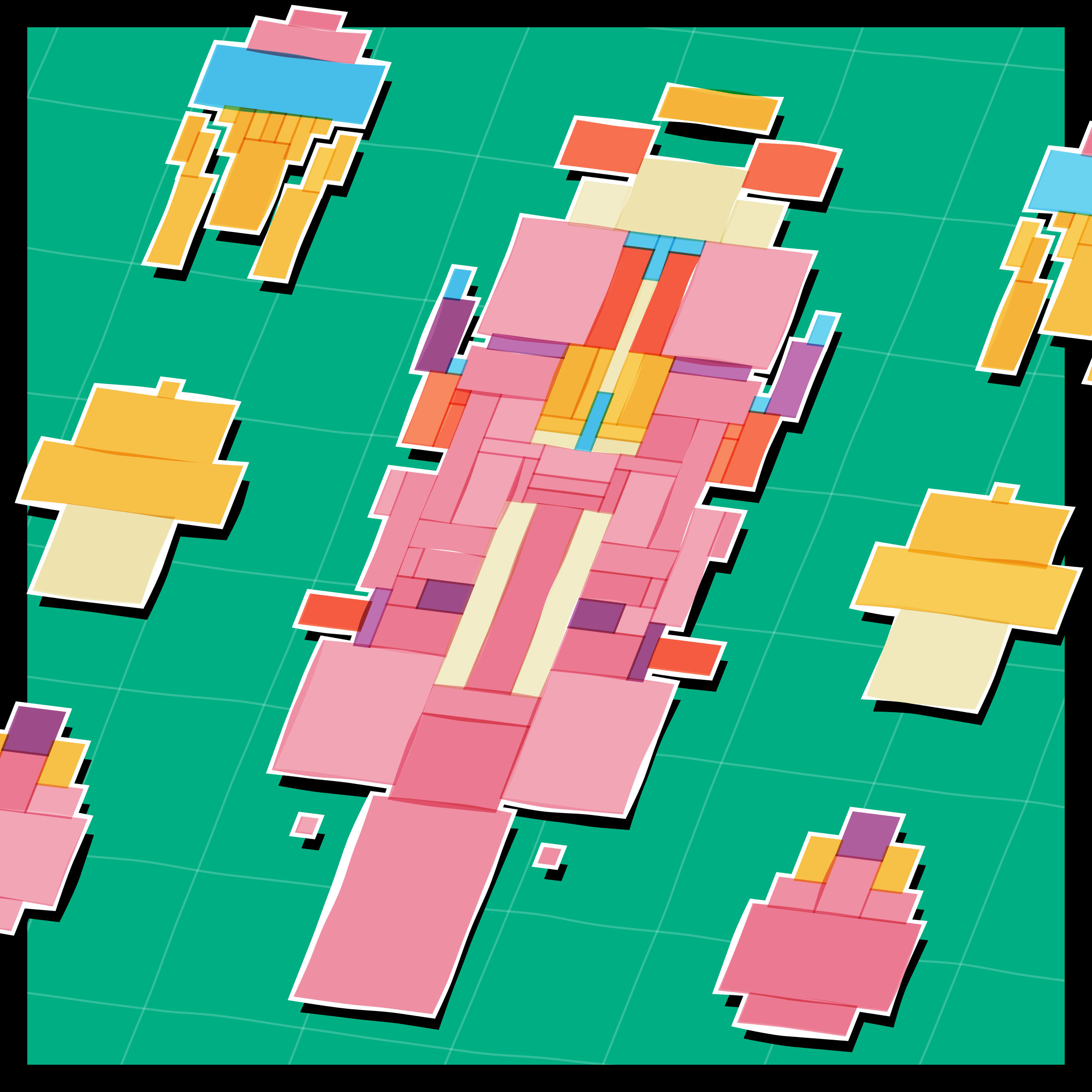 Art Blocks - Art Blocks v2 - Paper Armada #641 - NFT # 37000641