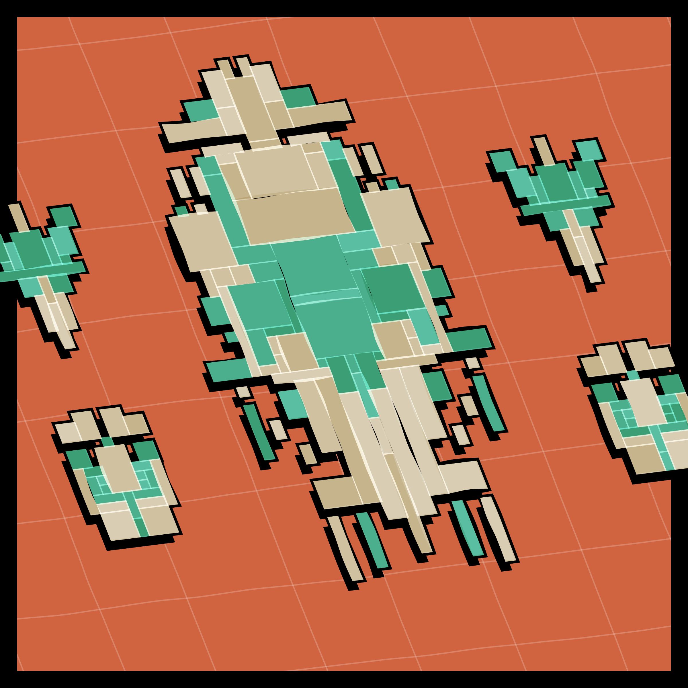 Art Blocks - Art Blocks v2 - Paper Armada #643 - NFT # 37000643