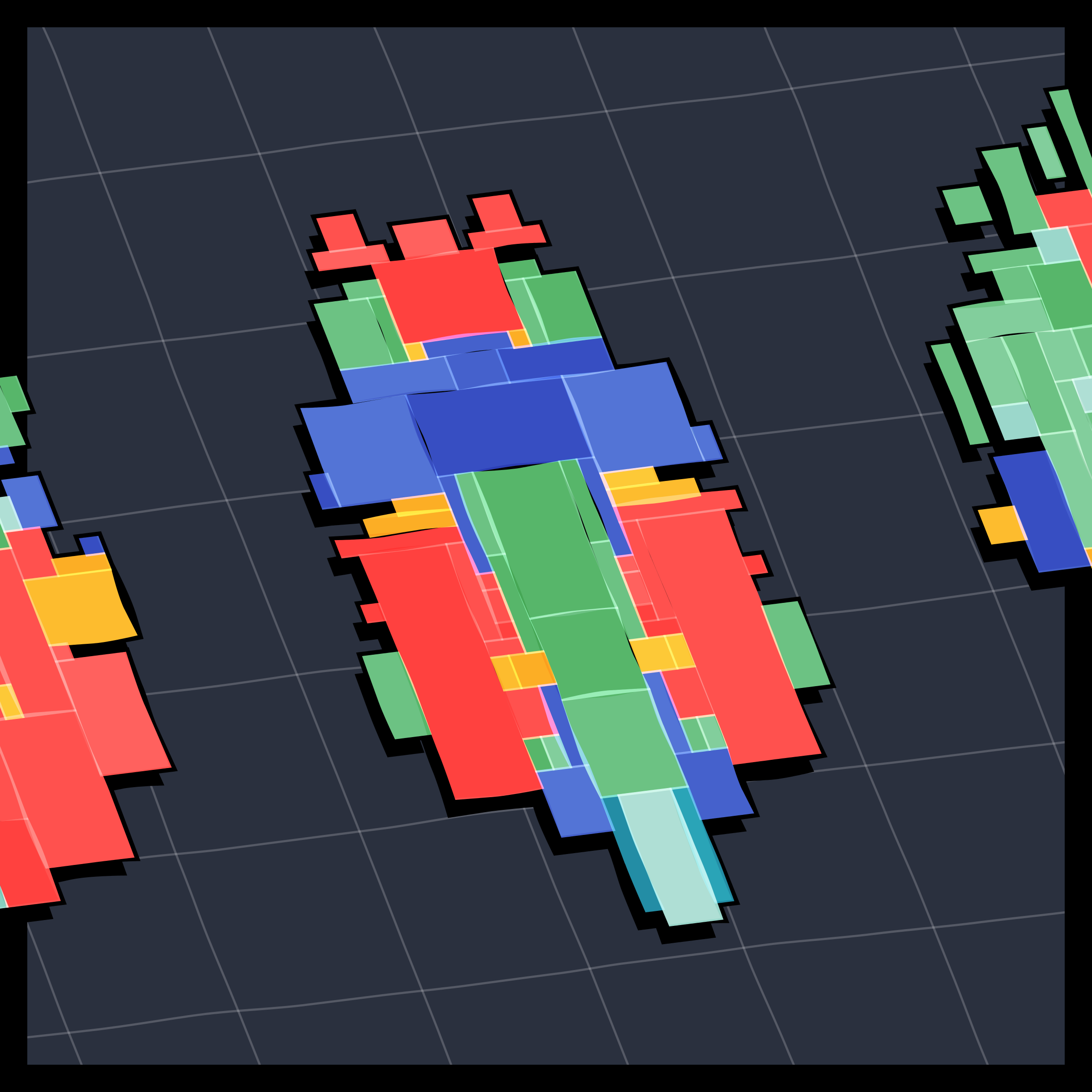 Art Blocks - Art Blocks v2 - Paper Armada #645 - NFT # 37000645