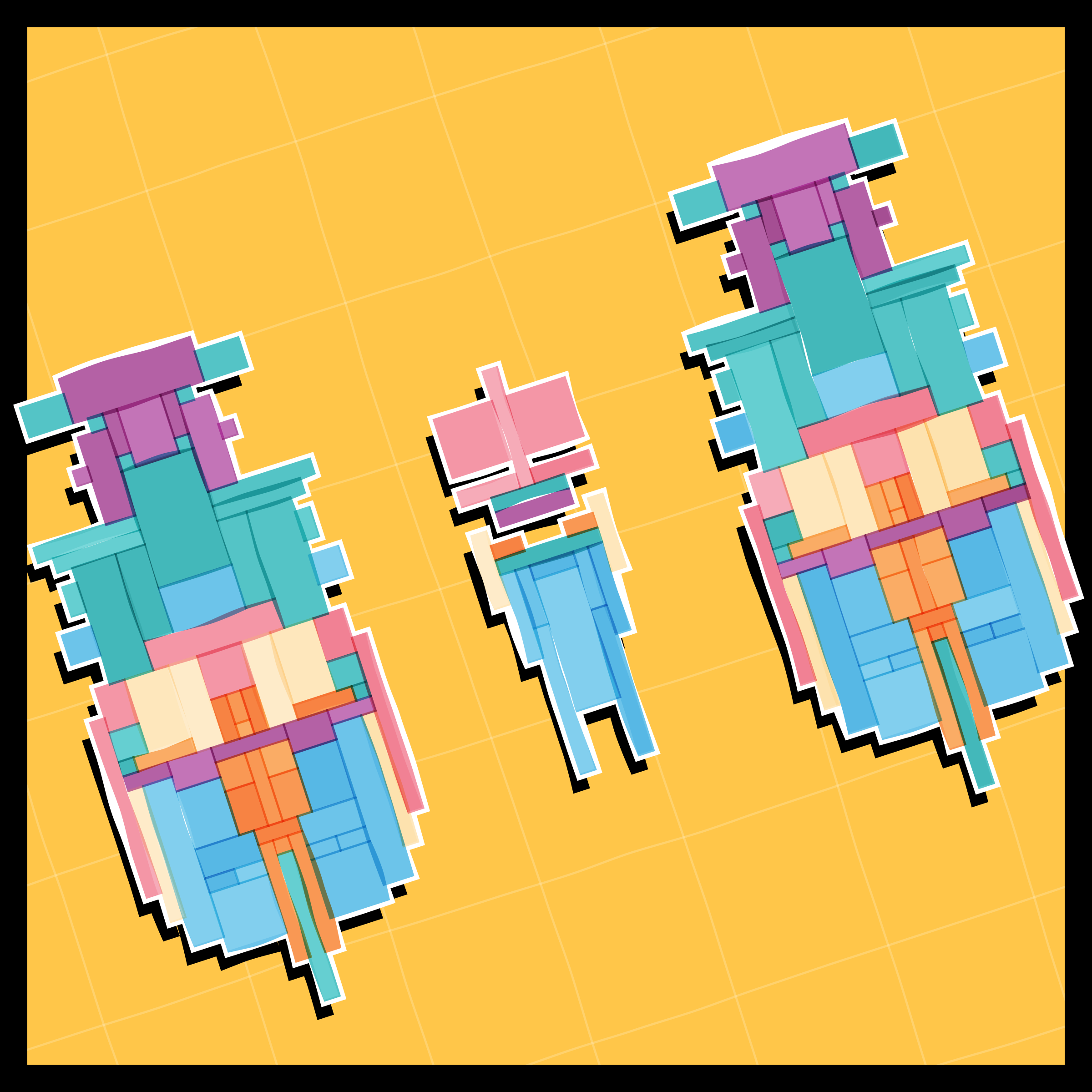 Art Blocks - Art Blocks v2 - Paper Armada #646 - NFT # 37000646