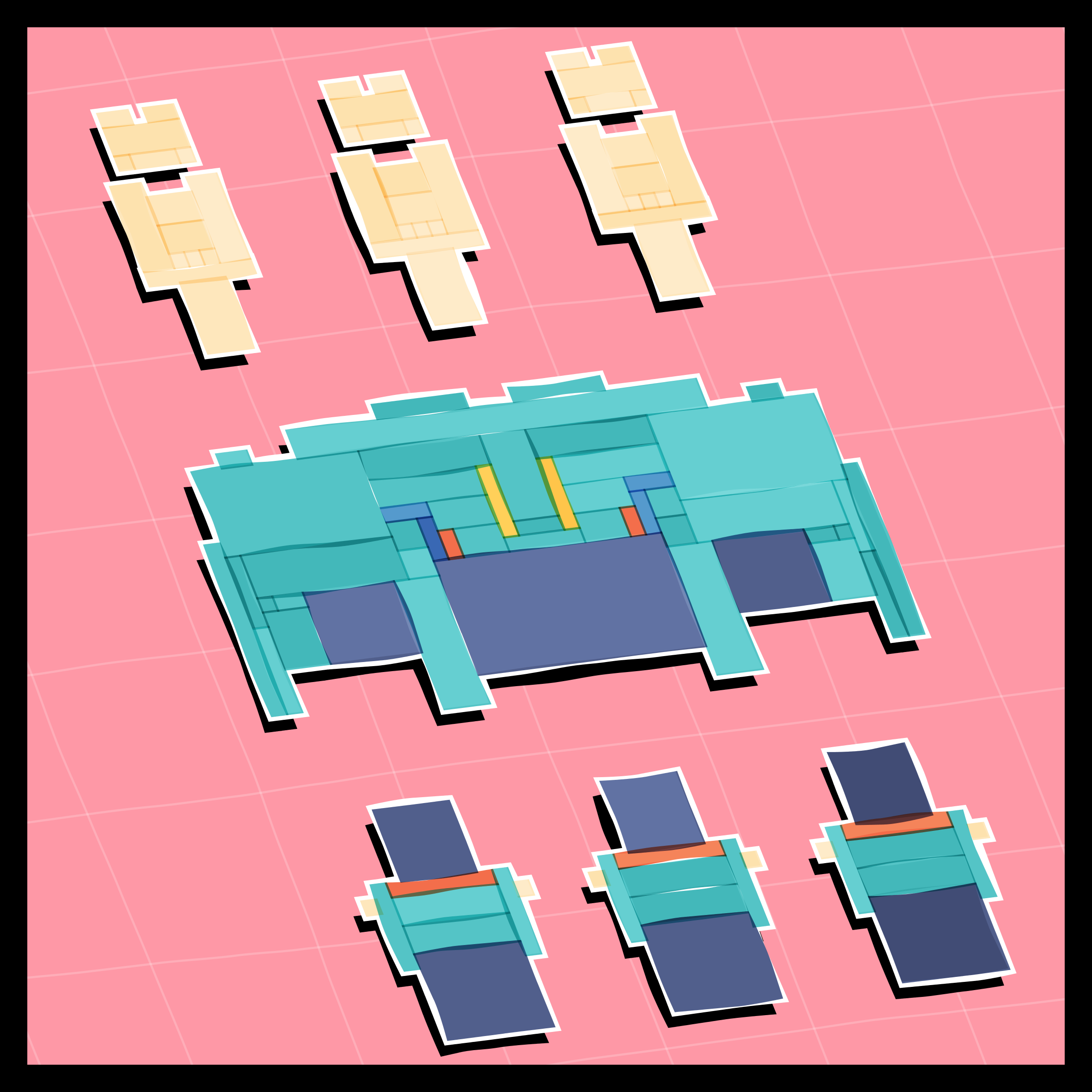 Art Blocks - Art Blocks v2 - Paper Armada #649 - NFT # 37000649