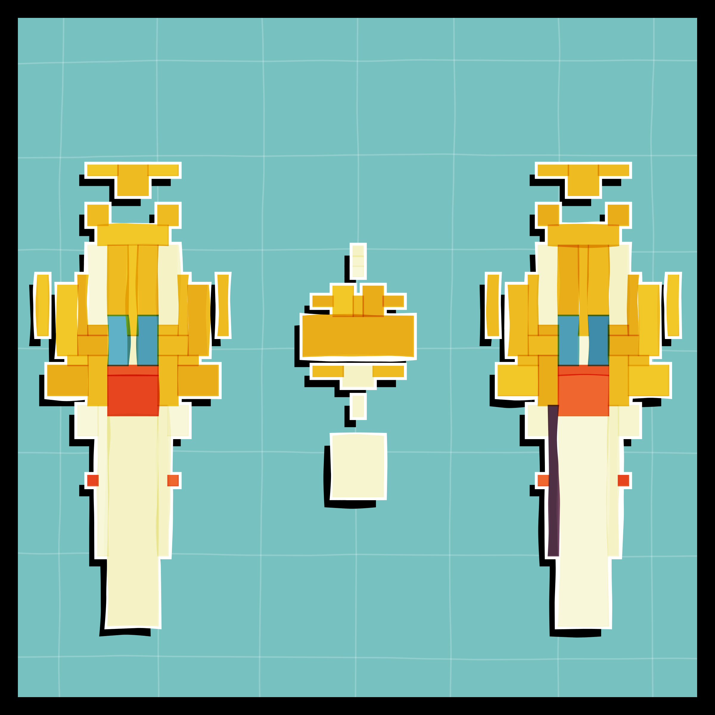 Art Blocks - Art Blocks v2 - Paper Armada #665 - NFT # 37000665