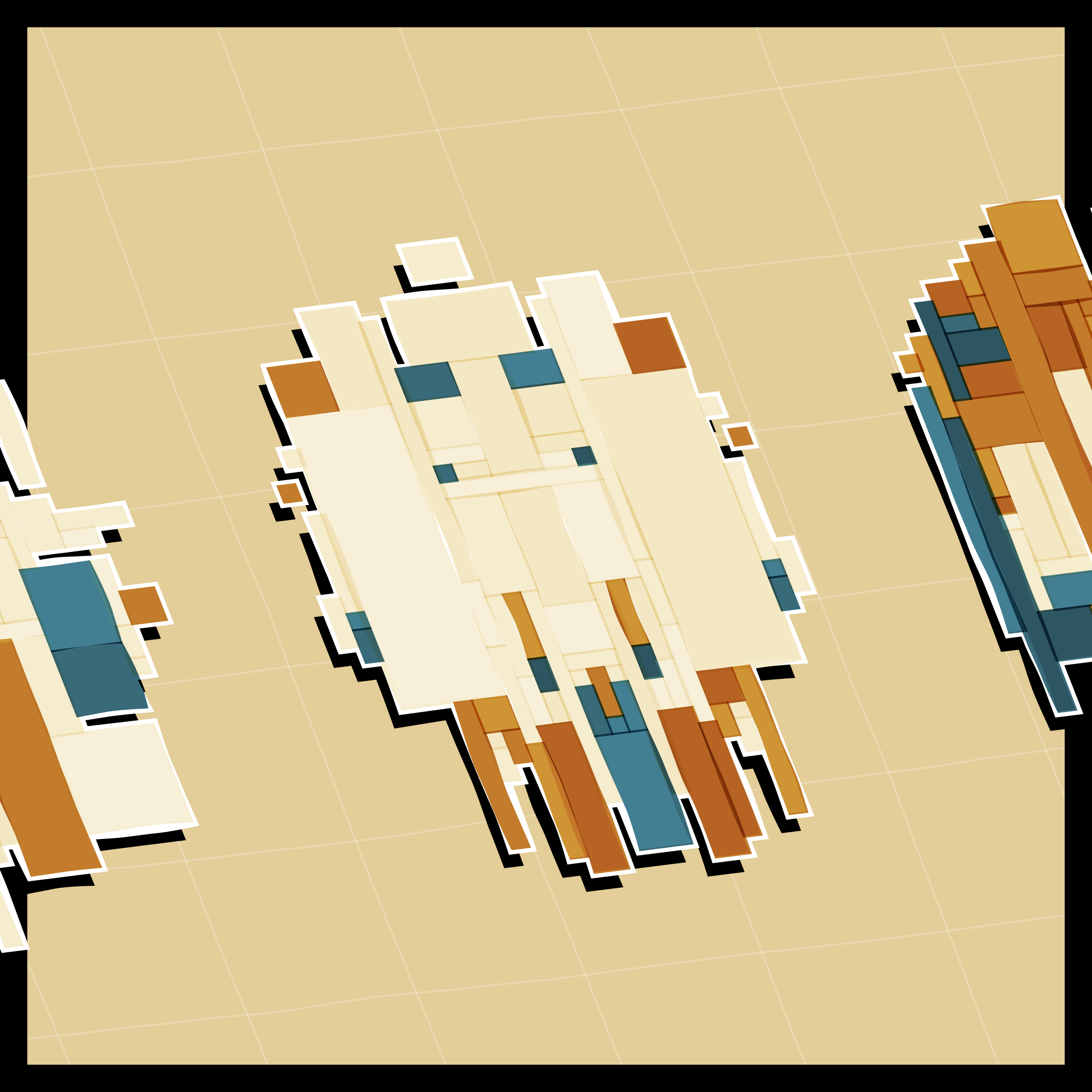 Art Blocks - Art Blocks v2 - Paper Armada #668 - NFT # 37000668