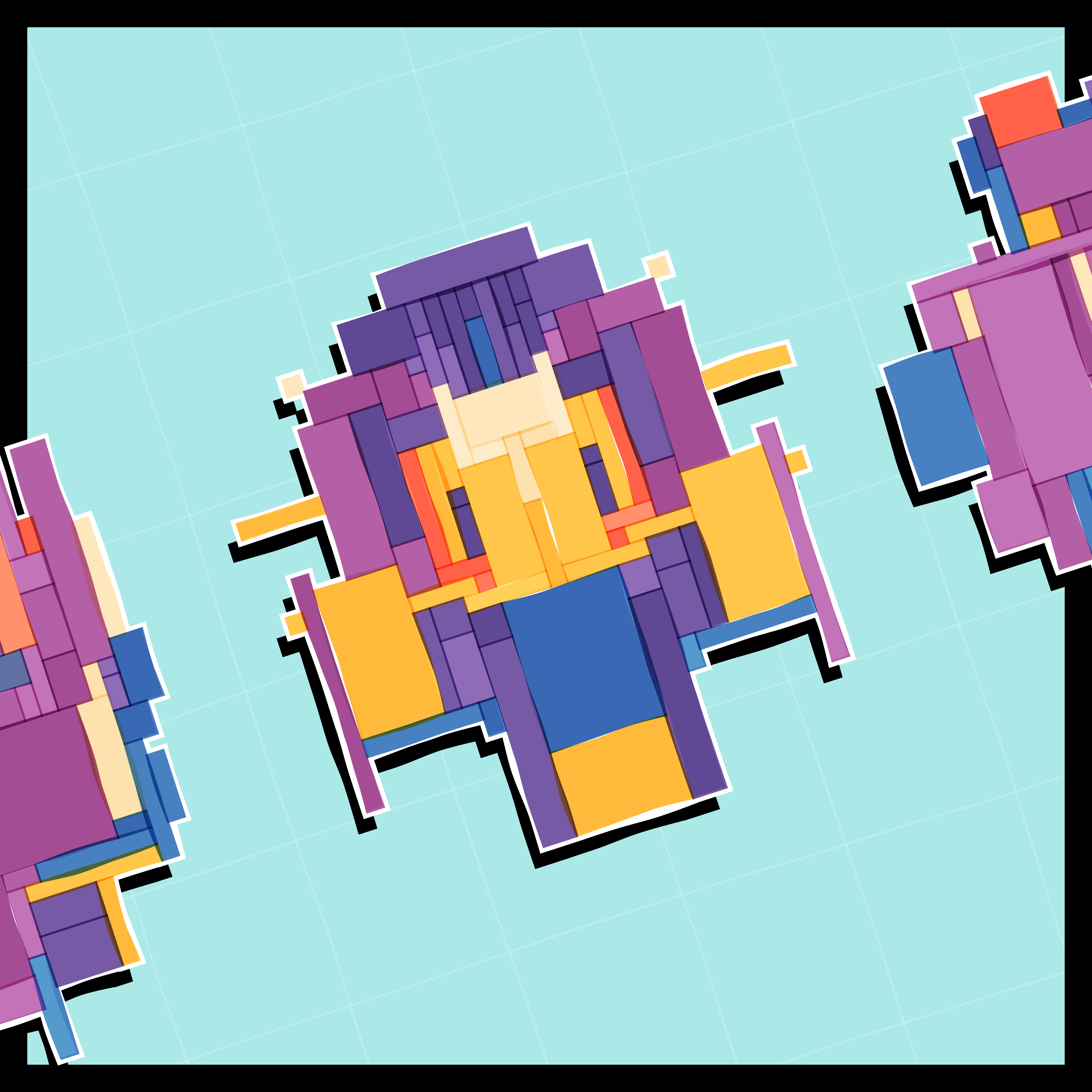 Art Blocks - Art Blocks v2 - Paper Armada #671 - NFT # 37000671