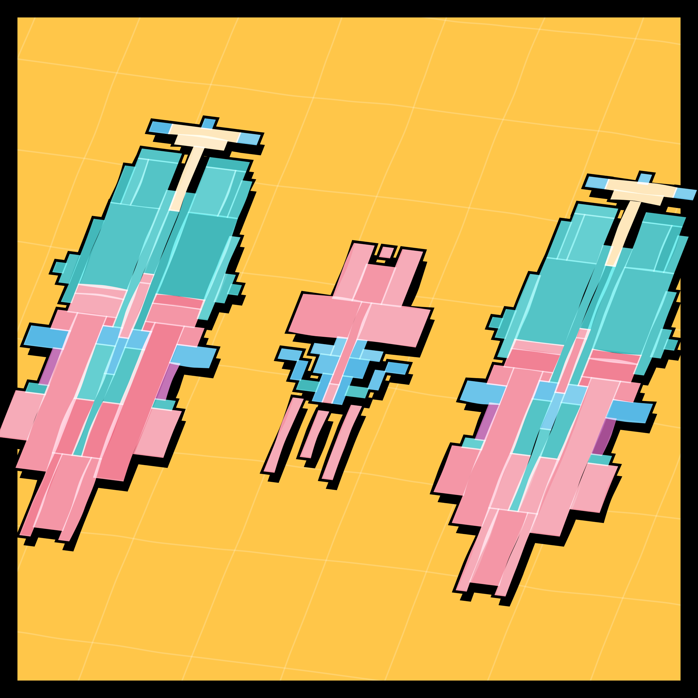 Art Blocks - Art Blocks v2 - Paper Armada #686 - NFT # 37000686