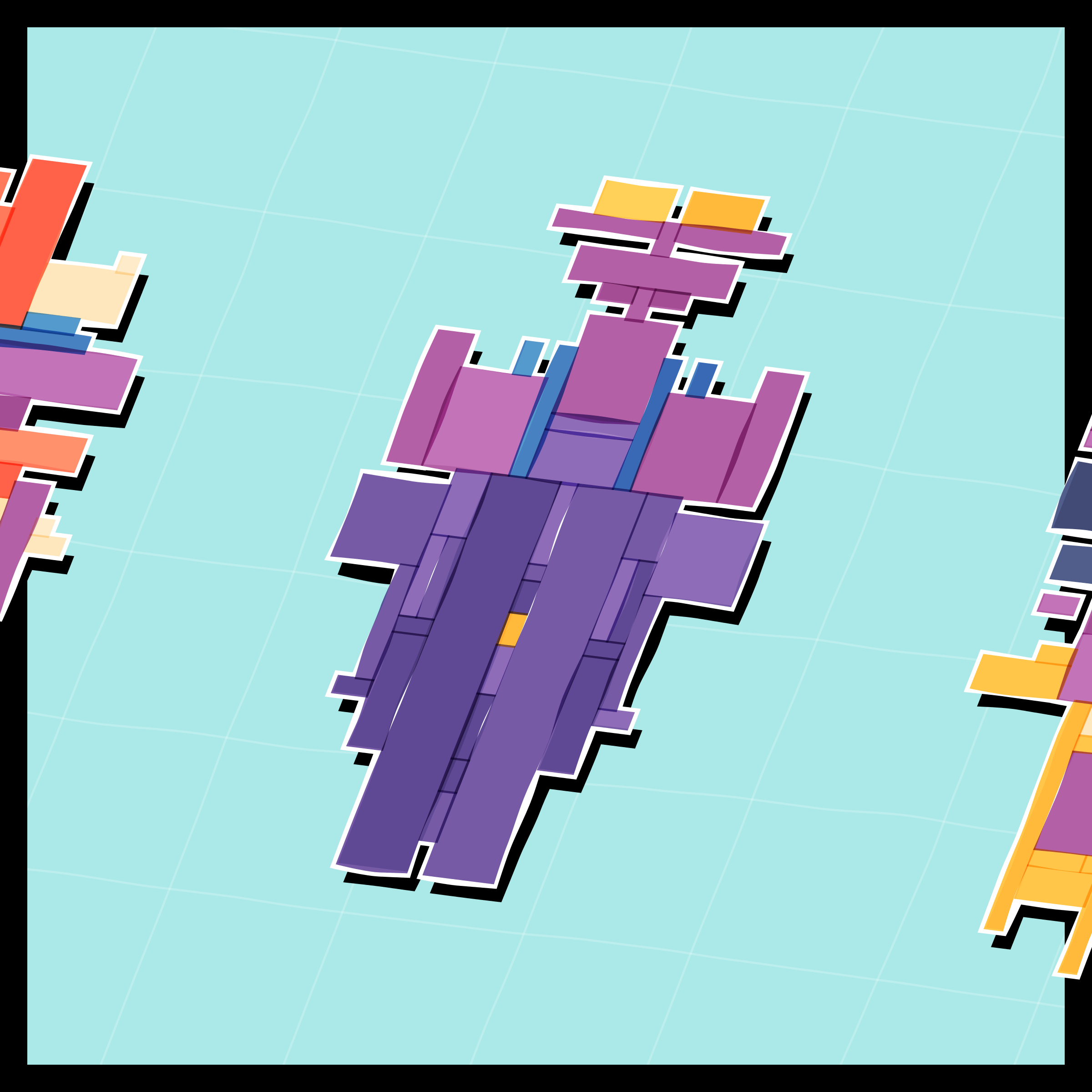 Art Blocks - Art Blocks v2 - Paper Armada #689 - NFT # 37000689