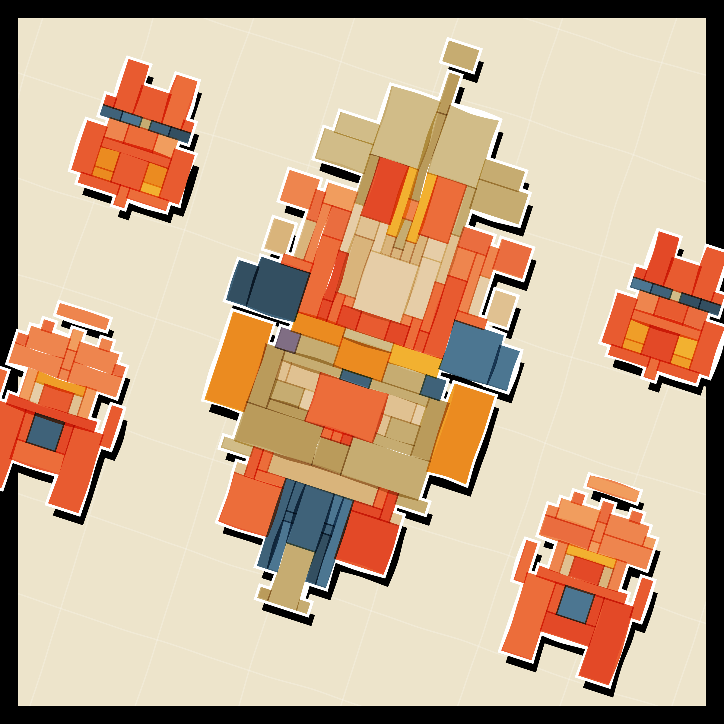 Art Blocks - Art Blocks v2 - Paper Armada #695 - NFT # 37000695