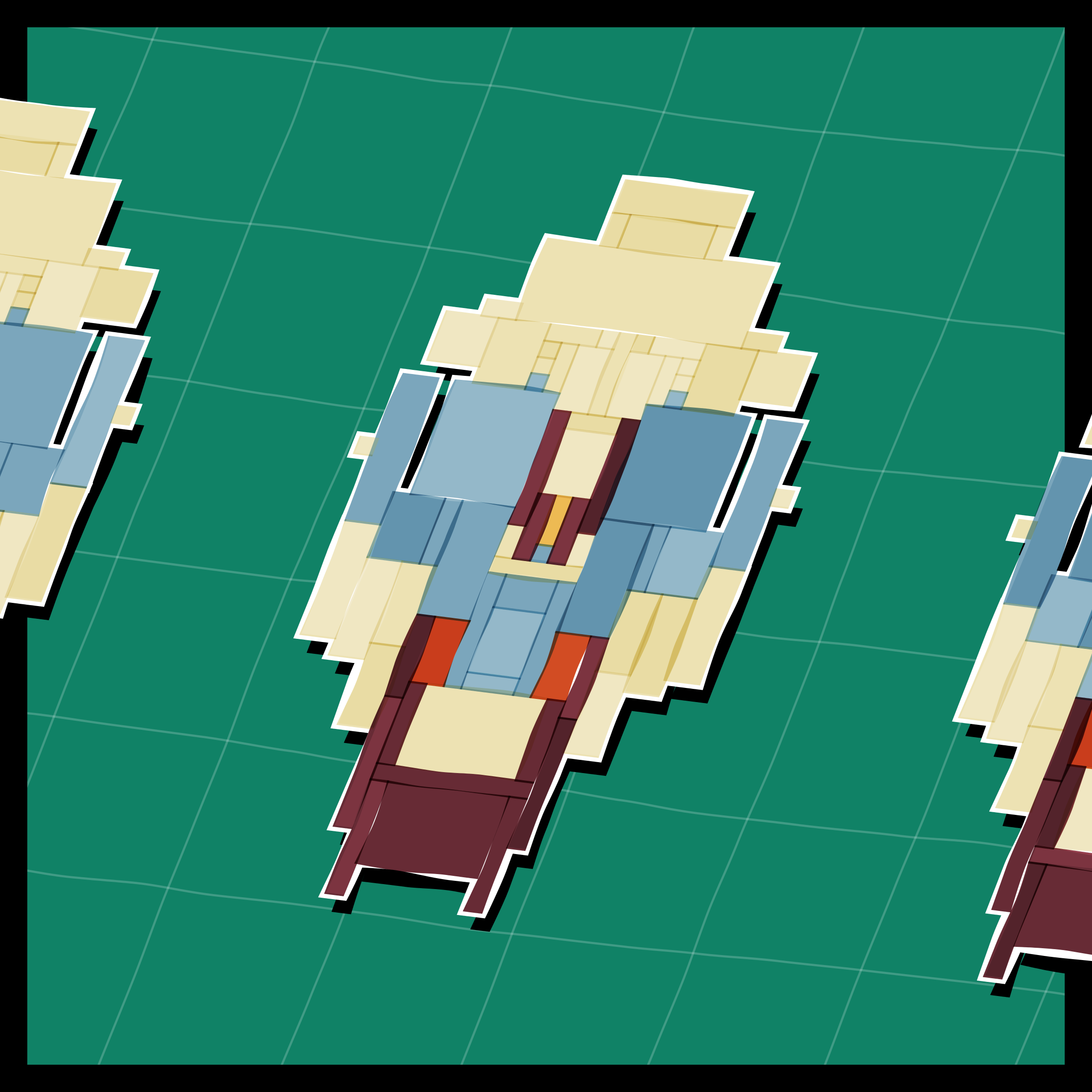 Art Blocks - Art Blocks v2 - Paper Armada #696 - NFT # 37000696