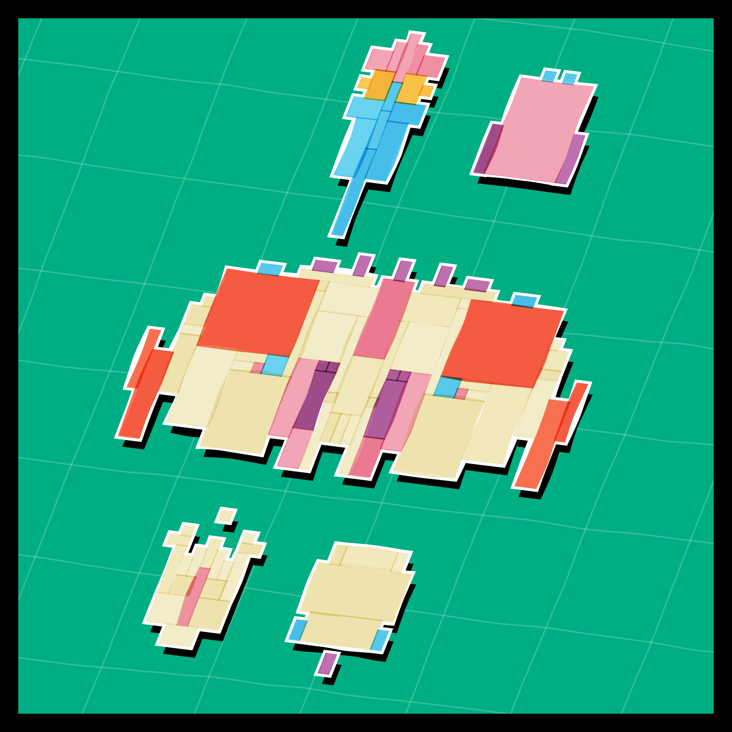 Art Blocks - Art Blocks v2 - Paper Armada #710 - NFT # 37000710