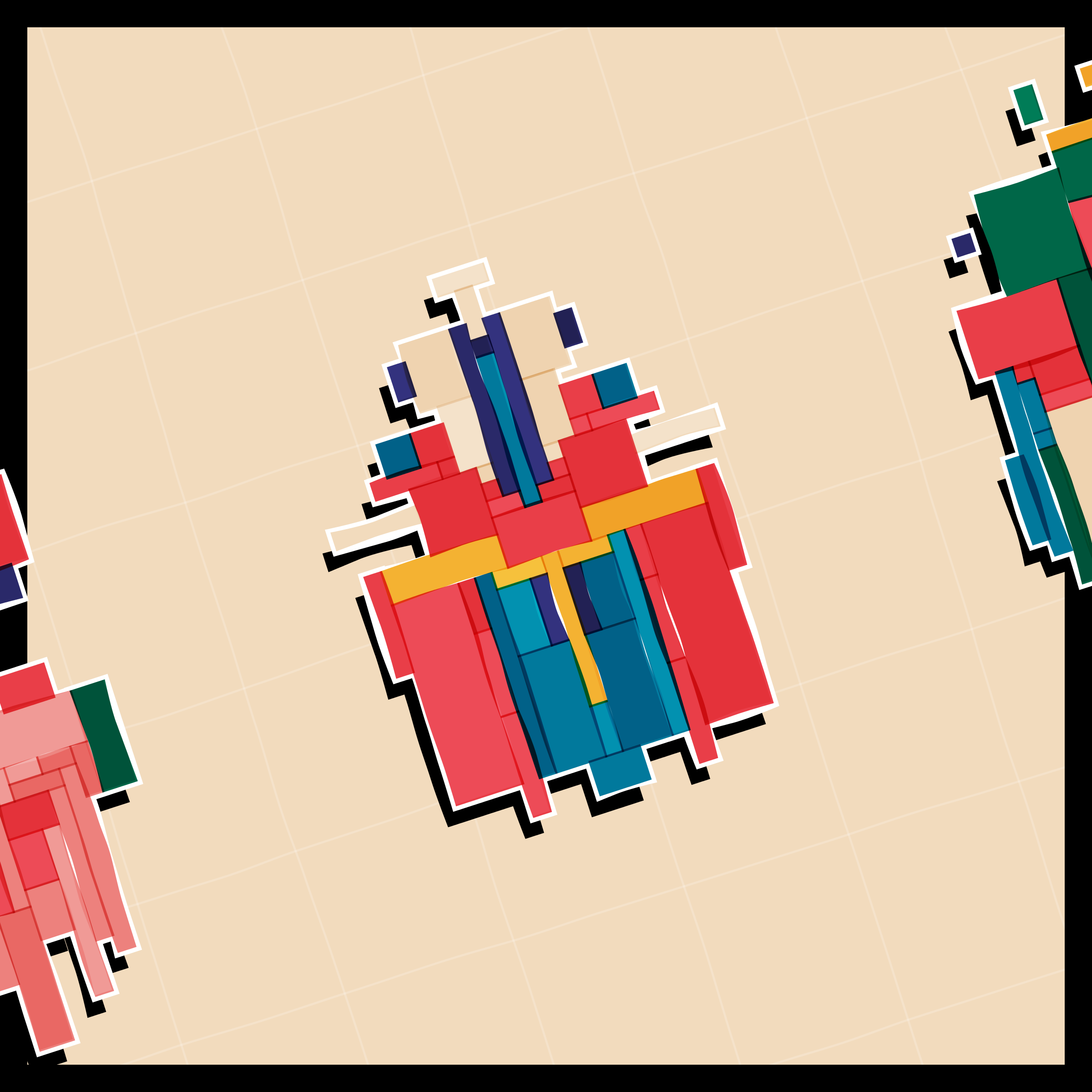 Art Blocks - Art Blocks v2 - Paper Armada #722 - NFT # 37000722