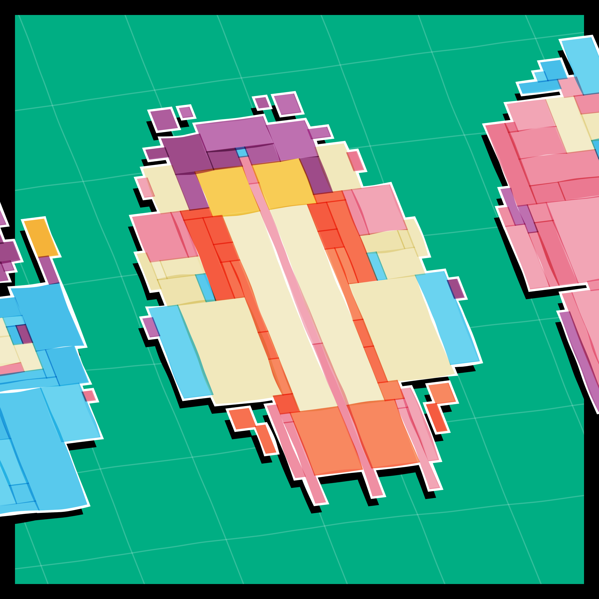 Art Blocks - Art Blocks v2 - Paper Armada #727 - NFT # 37000727