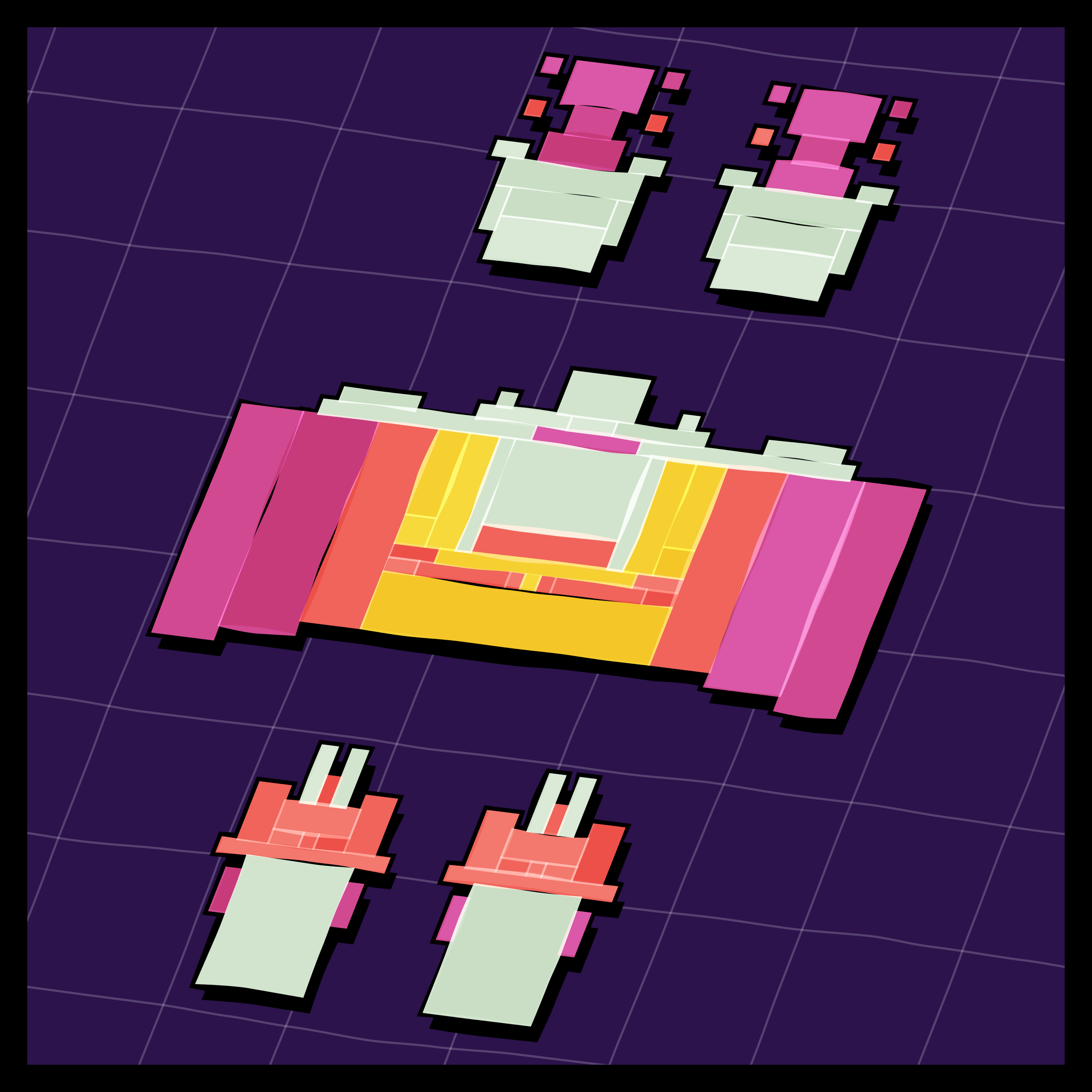 Art Blocks - Art Blocks v2 - Paper Armada #731 - NFT # 37000731