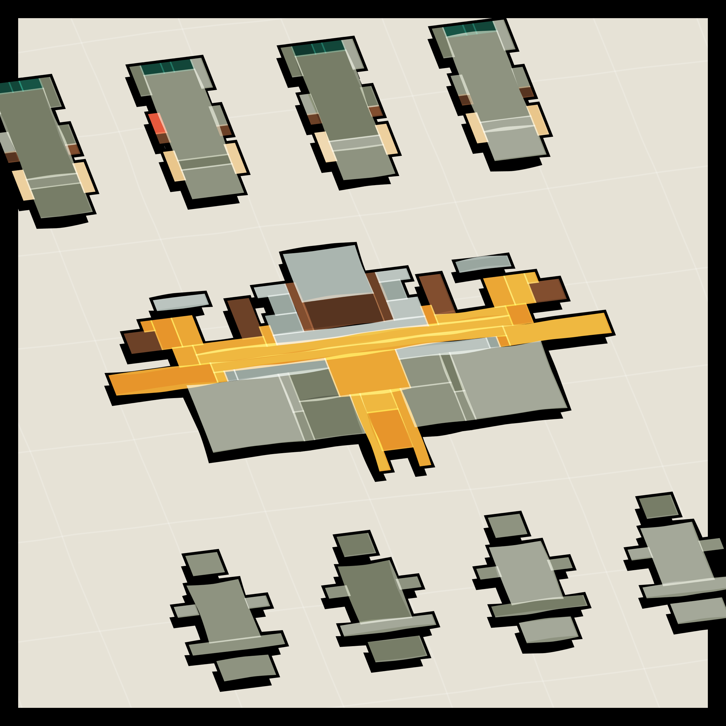 Art Blocks - Art Blocks v2 - Paper Armada #746 - NFT # 37000746