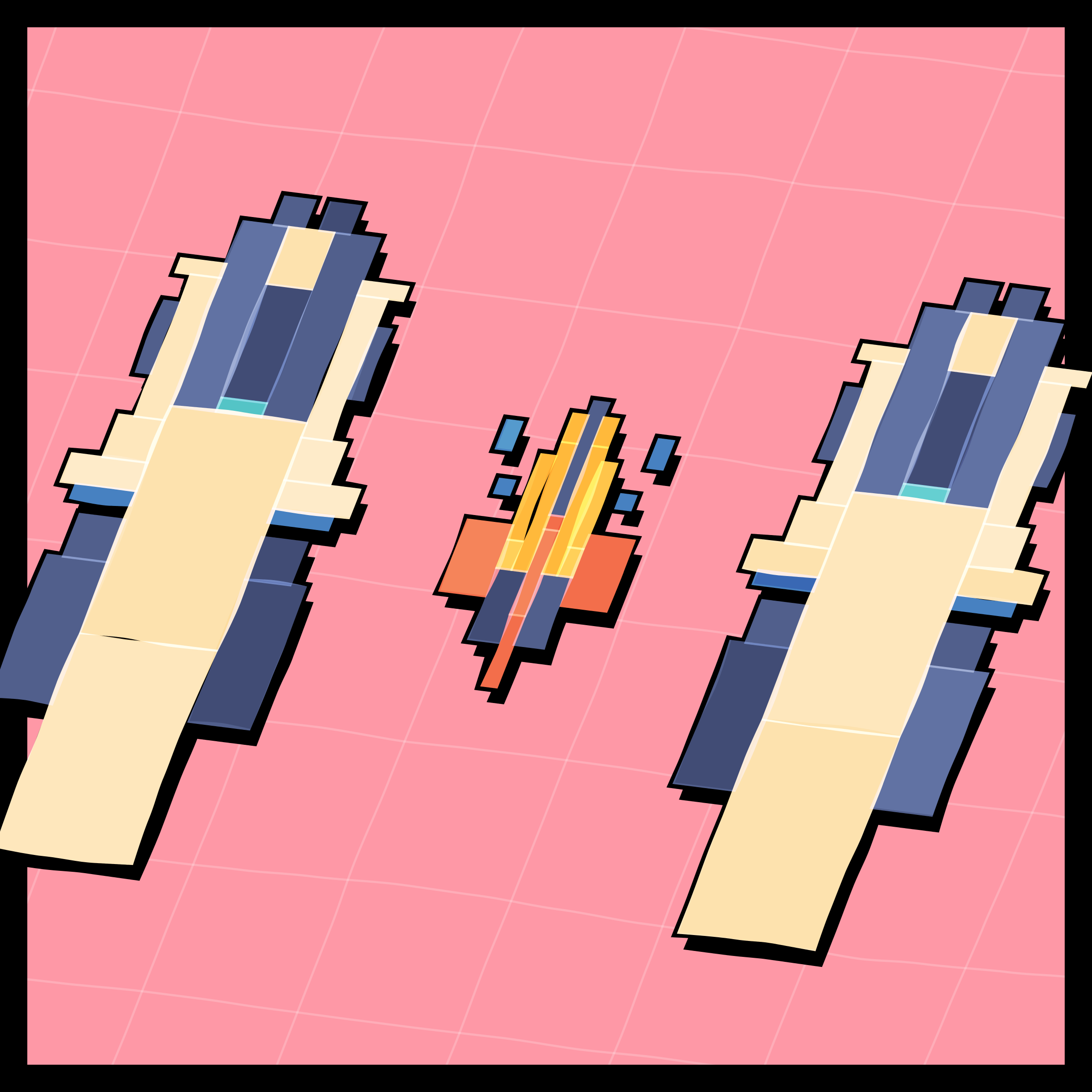 Art Blocks - Art Blocks v2 - Paper Armada #748 - NFT # 37000748