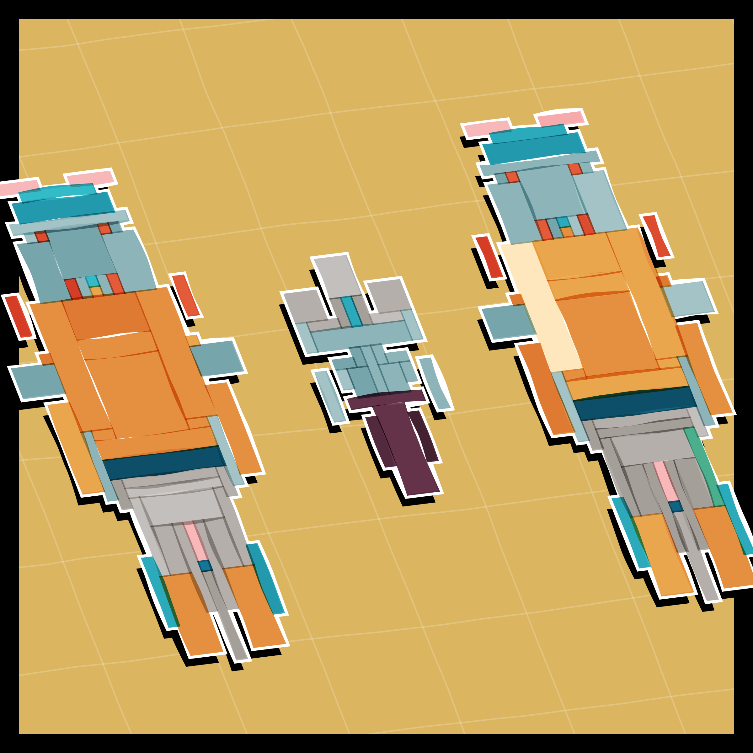 Art Blocks - Art Blocks v2 - Paper Armada #751 - NFT # 37000751