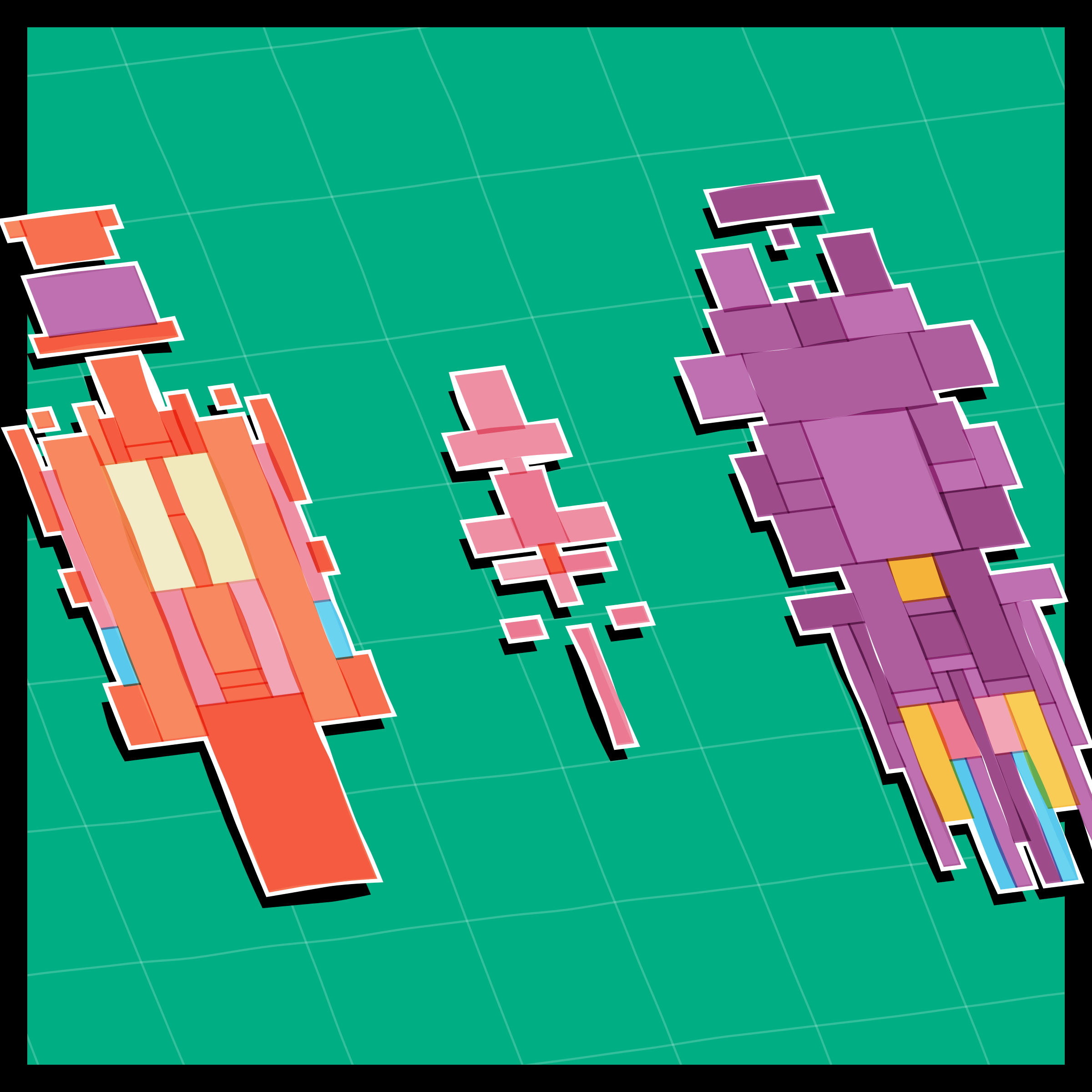 Art Blocks - Art Blocks v2 - Paper Armada #758 - NFT # 37000758